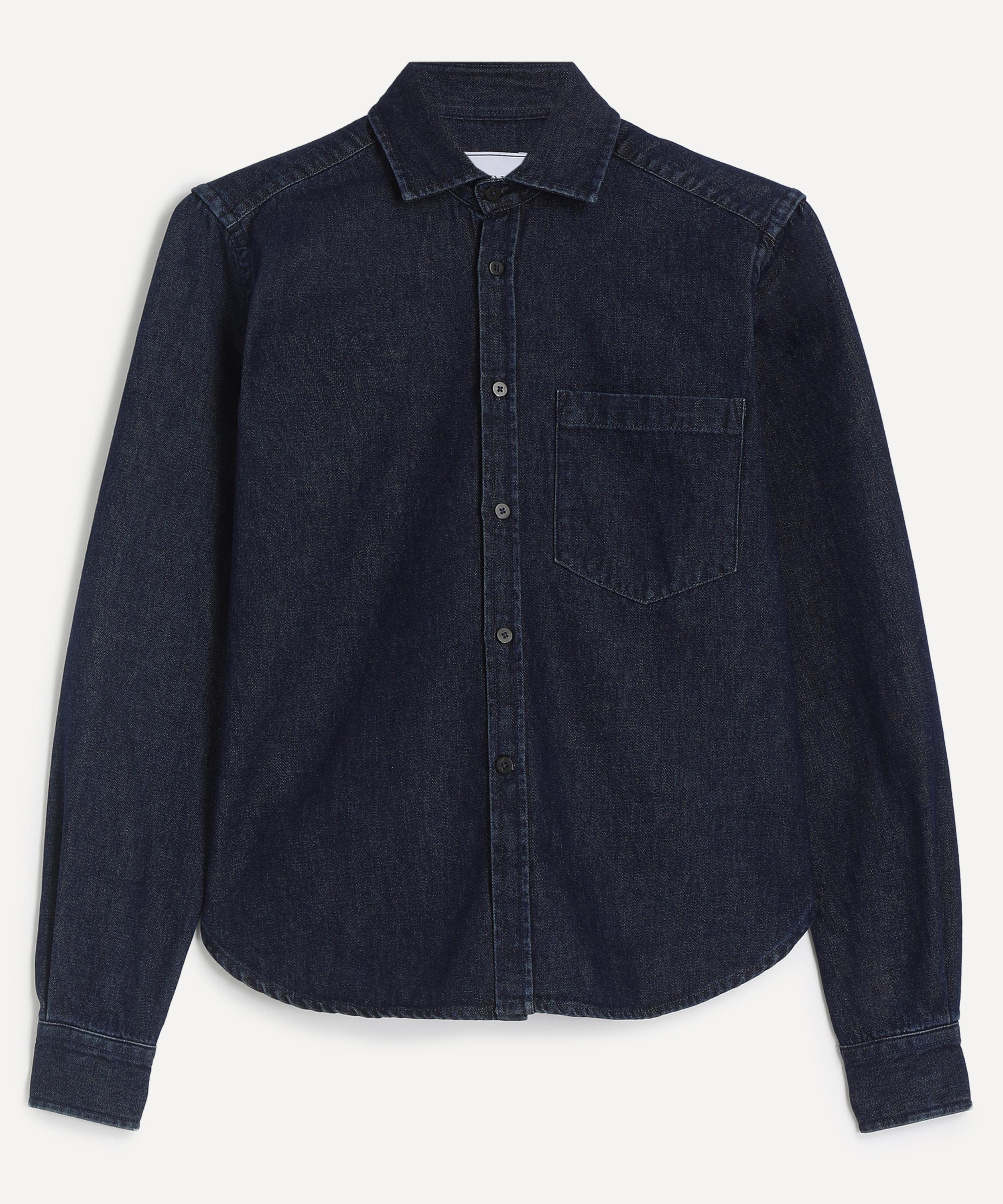 With Nothing Underneath - The Classic Denim Indigo Shirt