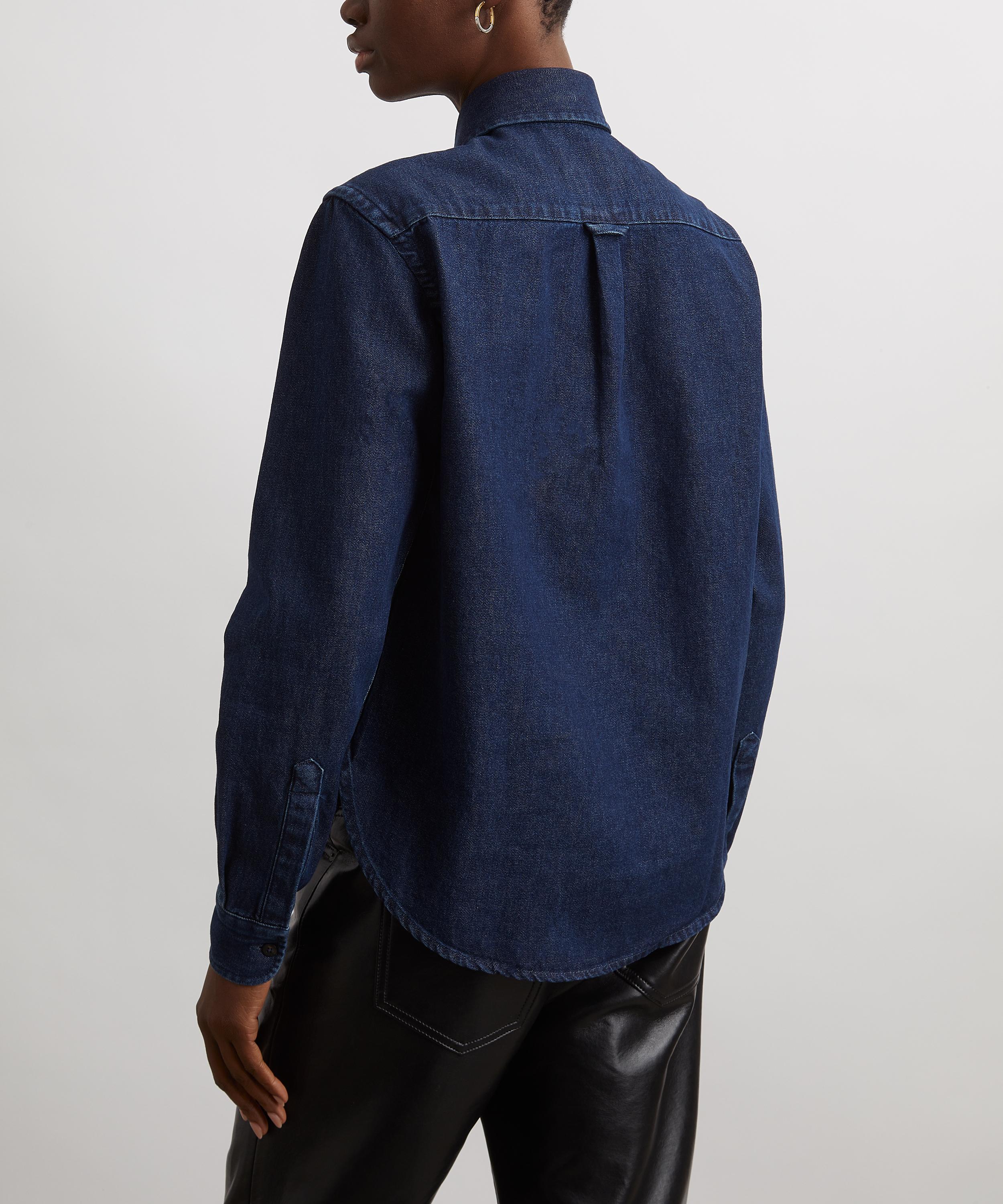 With Nothing Underneath - The Classic Denim Indigo Shirt image number 3