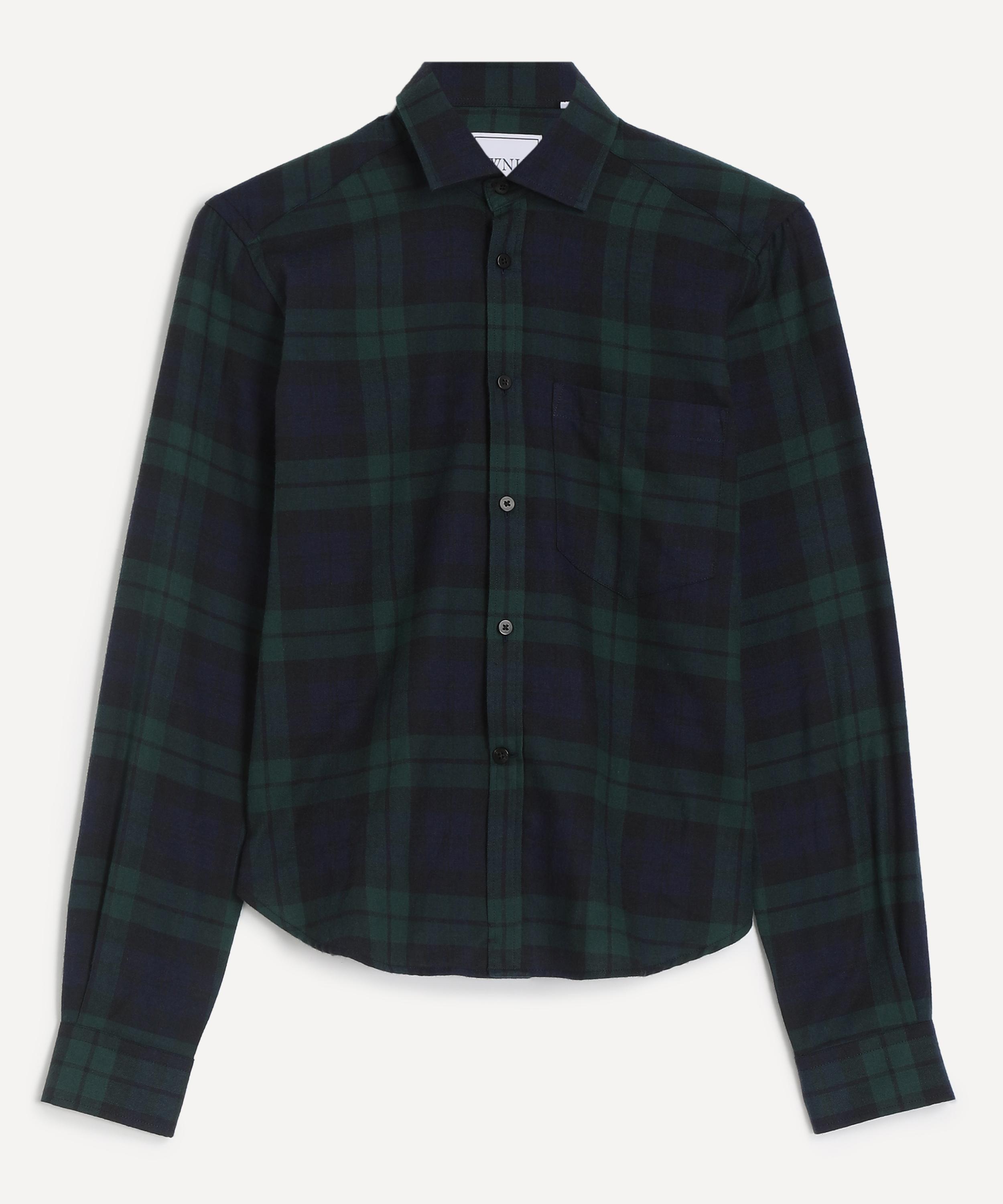 With Nothing Underneath - The Classic Fine Brushed Heritage Green Plaid Shirt