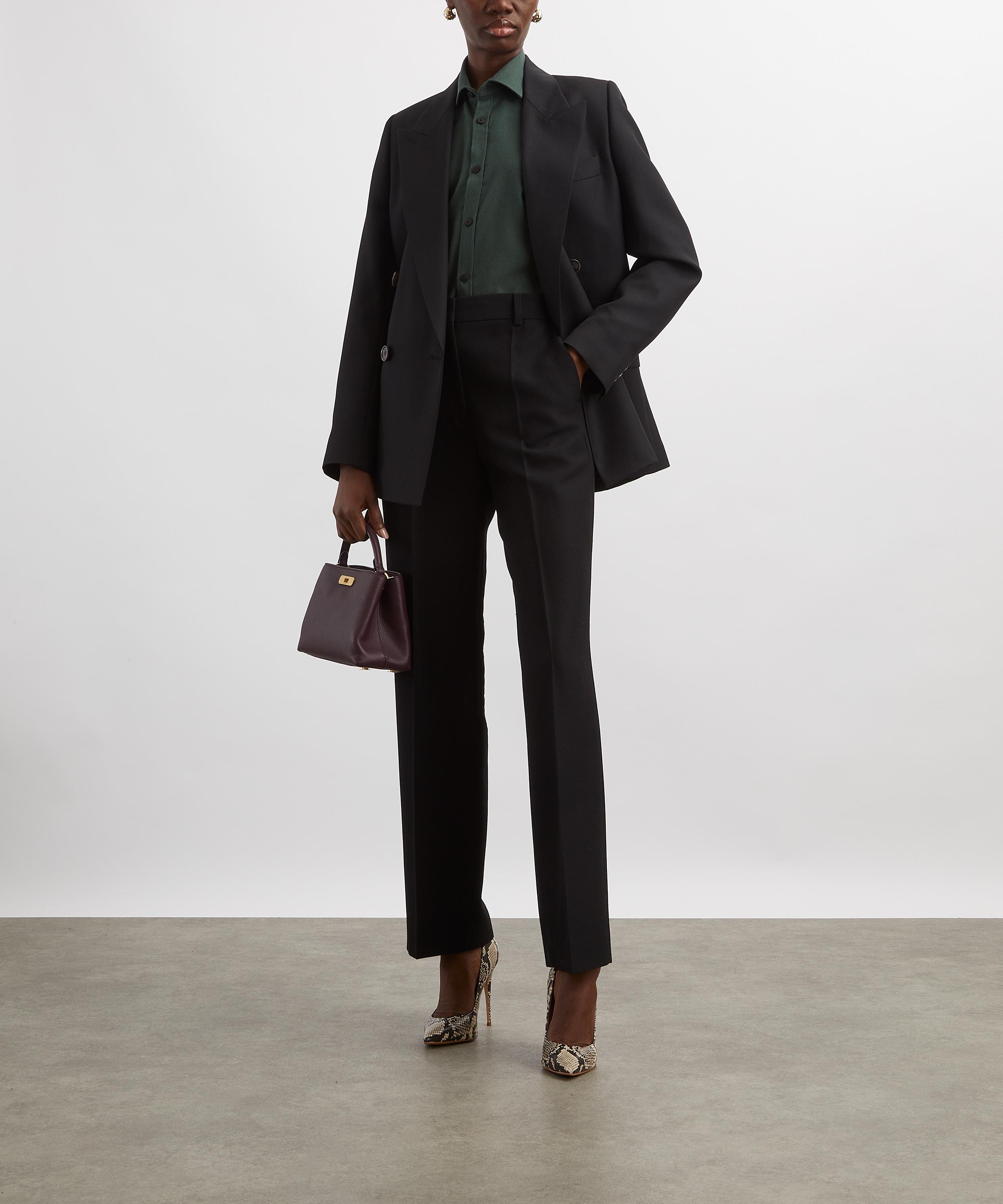 With Nothing Underneath - The Classic Fine Brushed Dark Khaki Shirt image number 1