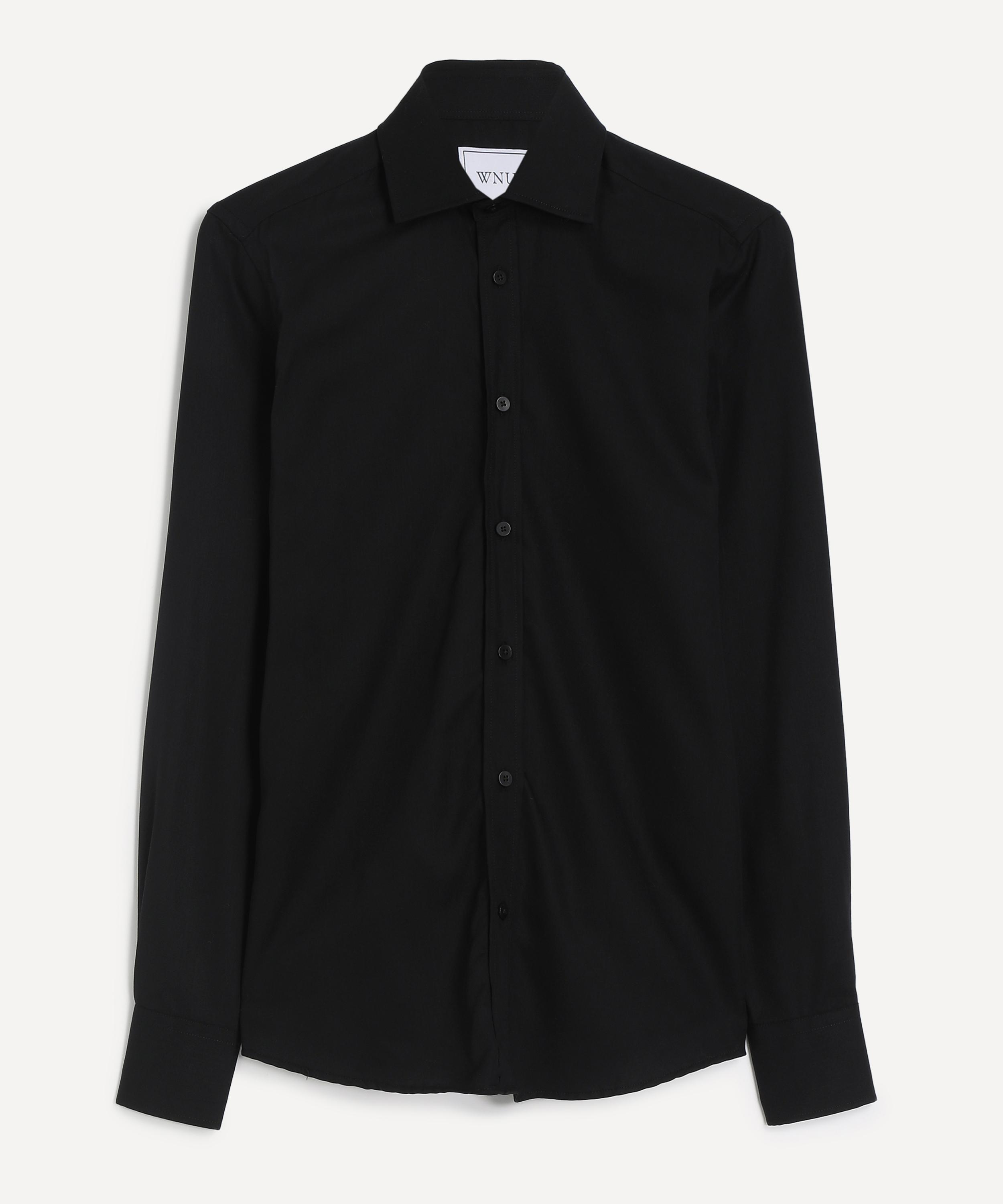 With Nothing Underneath - The Boyfriend TENCEL Black Shirt