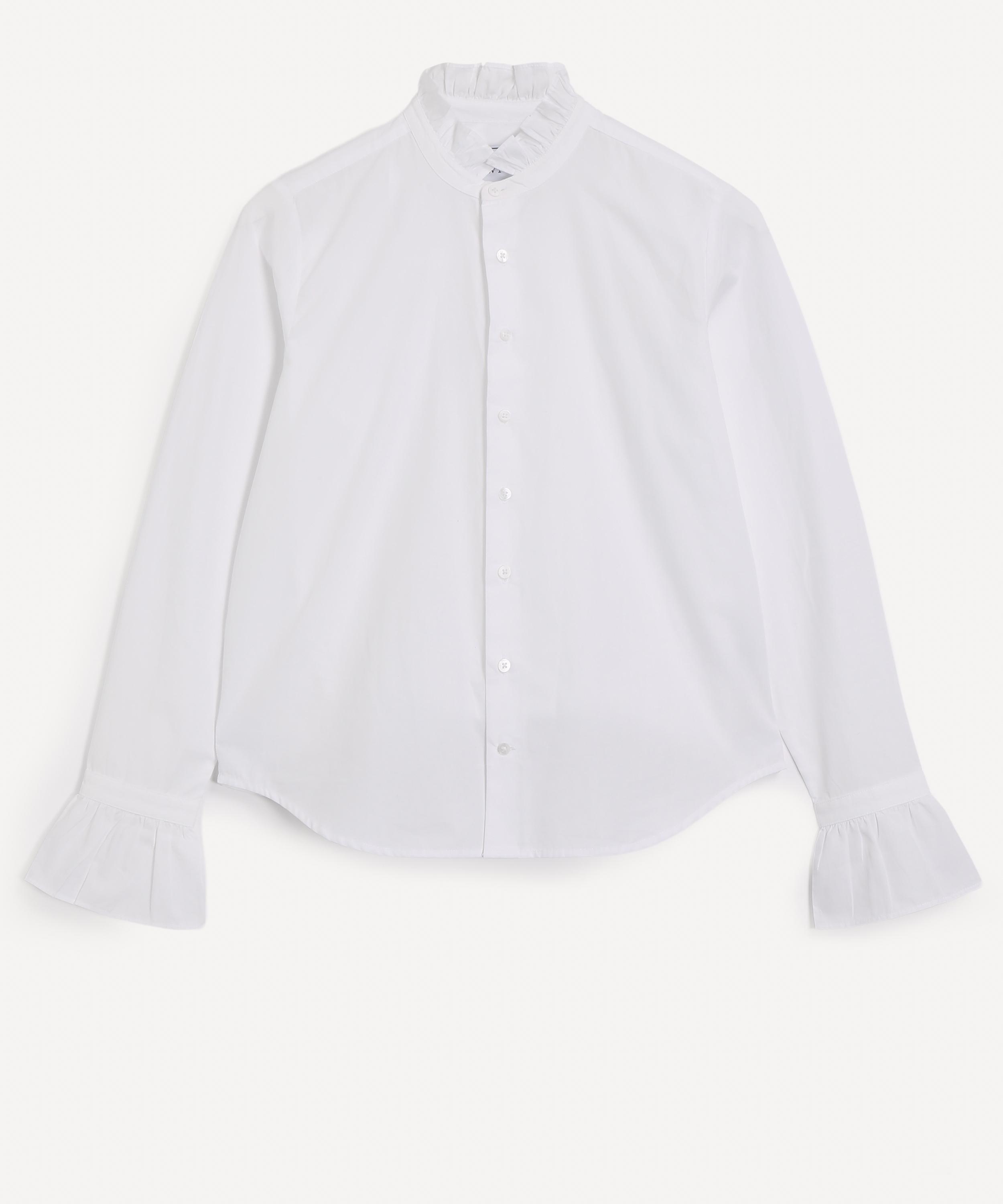 With Nothing Underneath - Kew Cotton Poplin Blouse