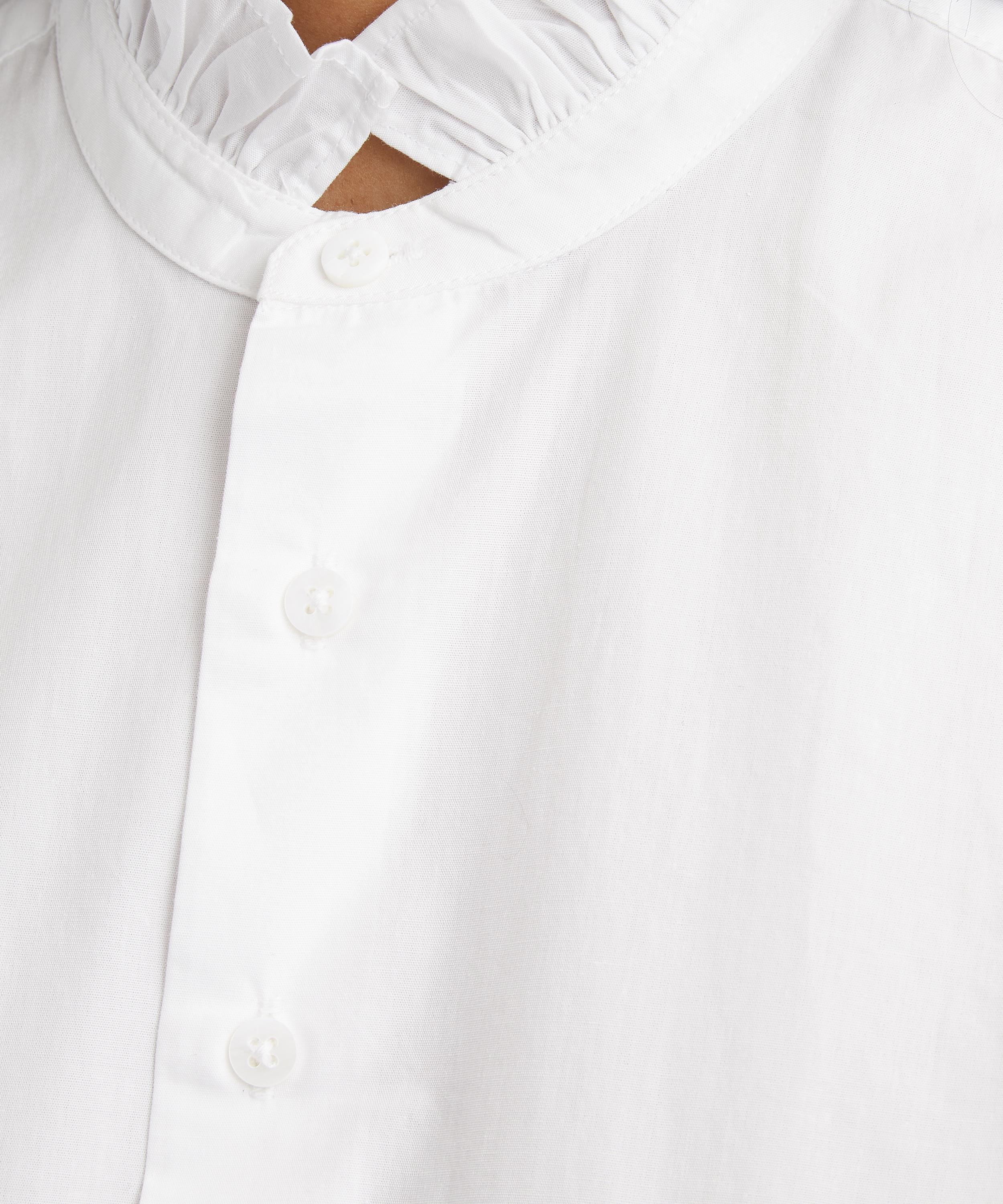 With Nothing Underneath - Kew Cotton Poplin Blouse image number 4