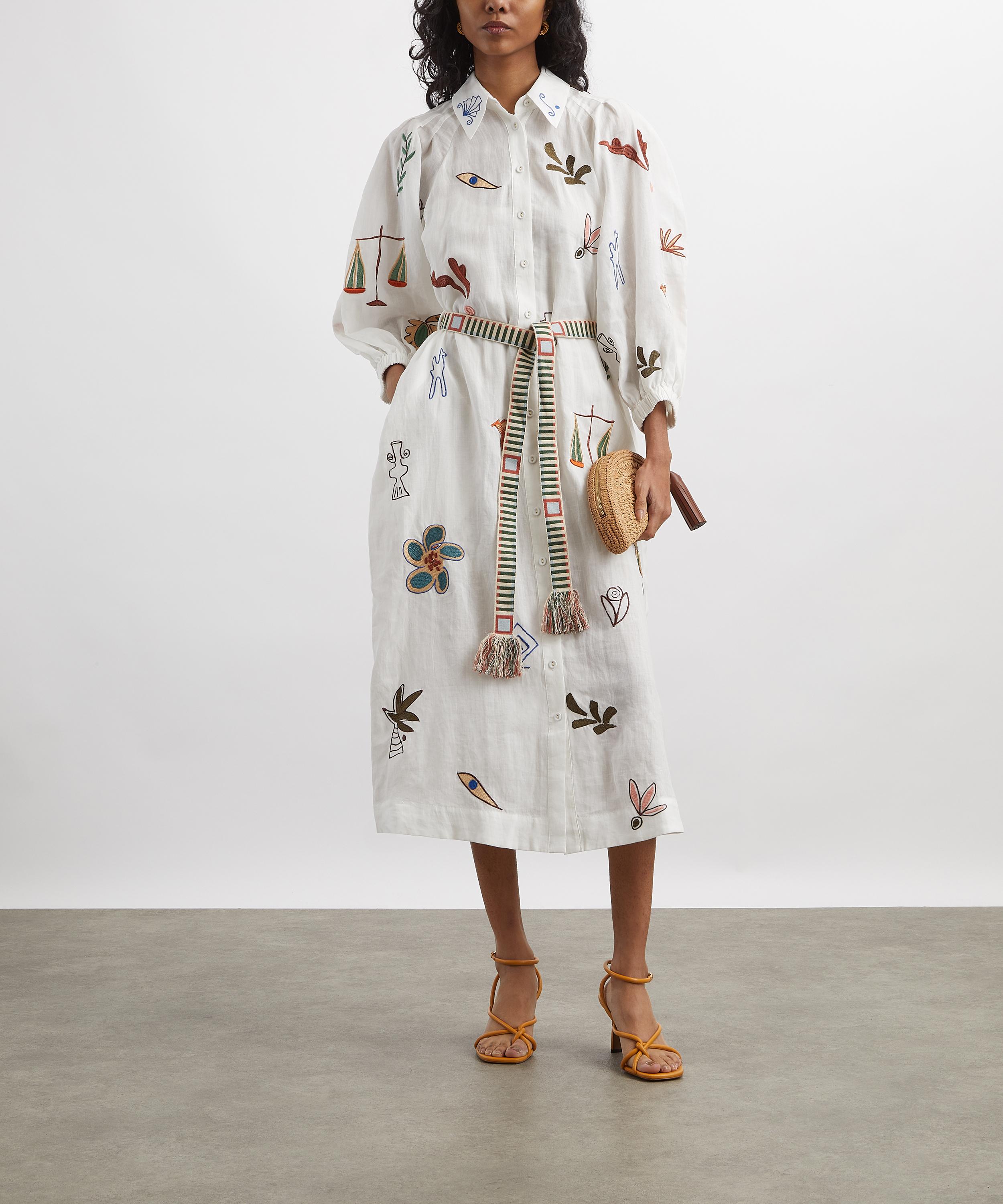 ALÉMAIS - Mina Embroidered Shirtdress image number 1