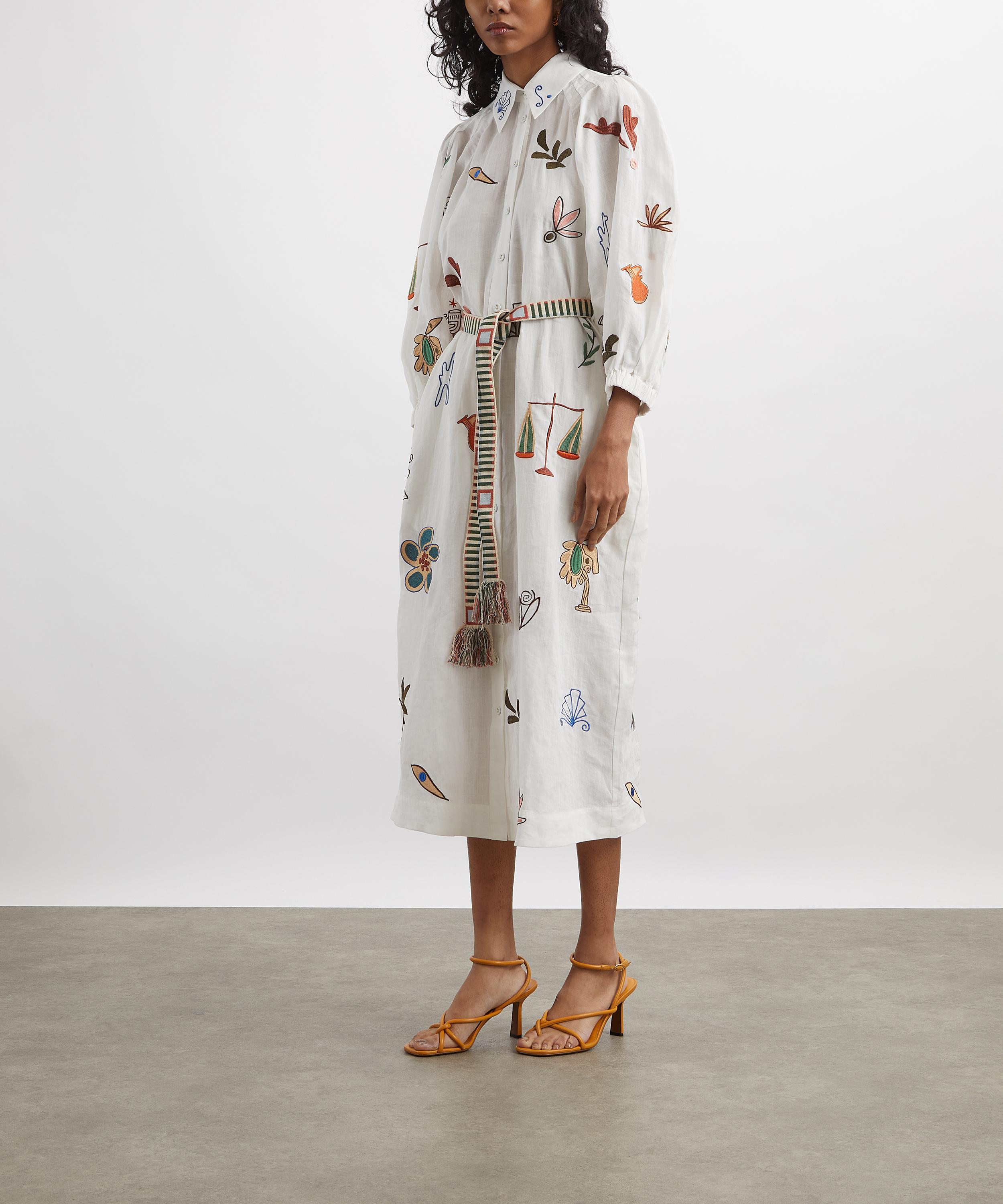 ALÉMAIS - Mina Embroidered Shirtdress image number 2