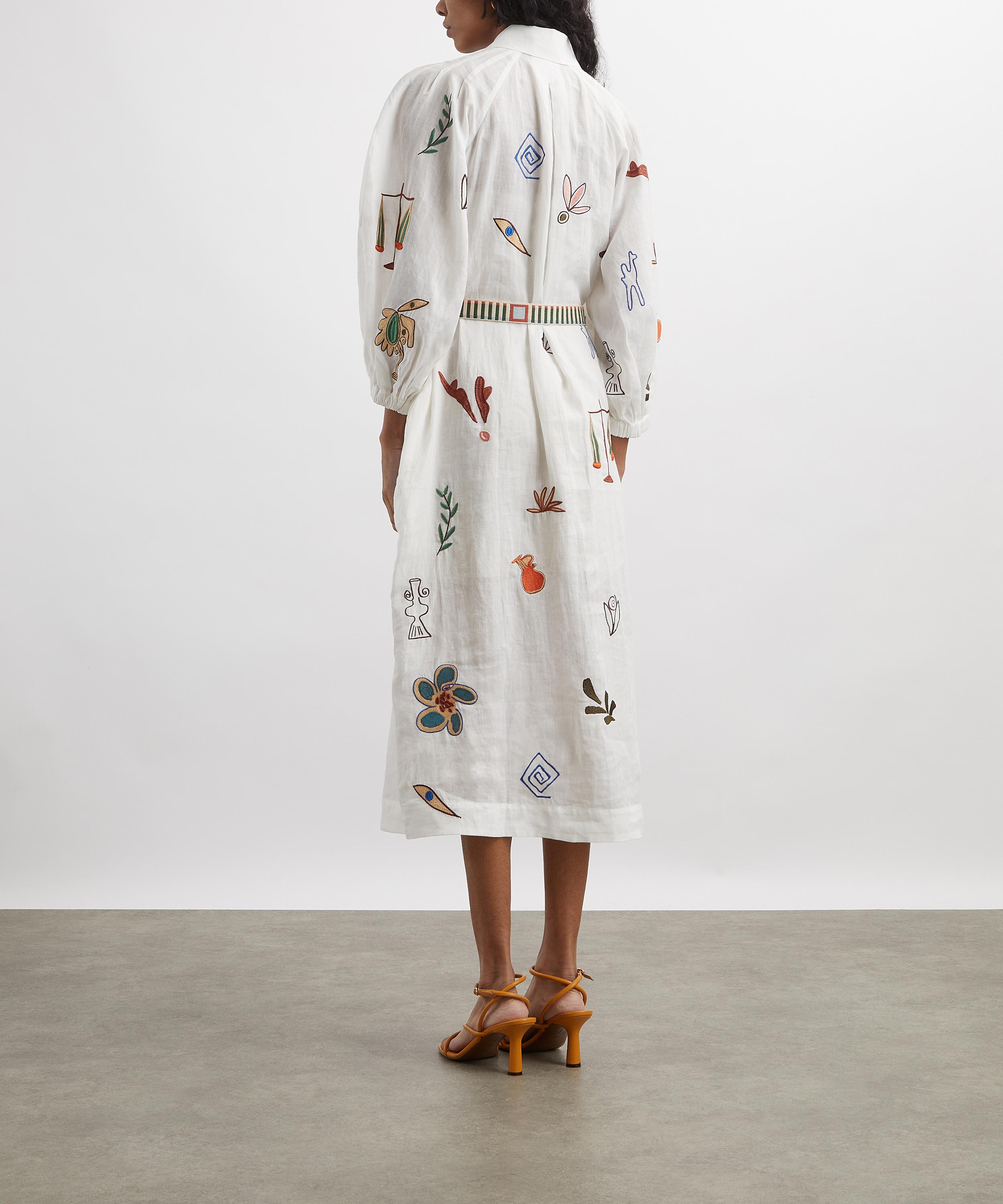 ALÉMAIS - Mina Embroidered Shirtdress image number 3