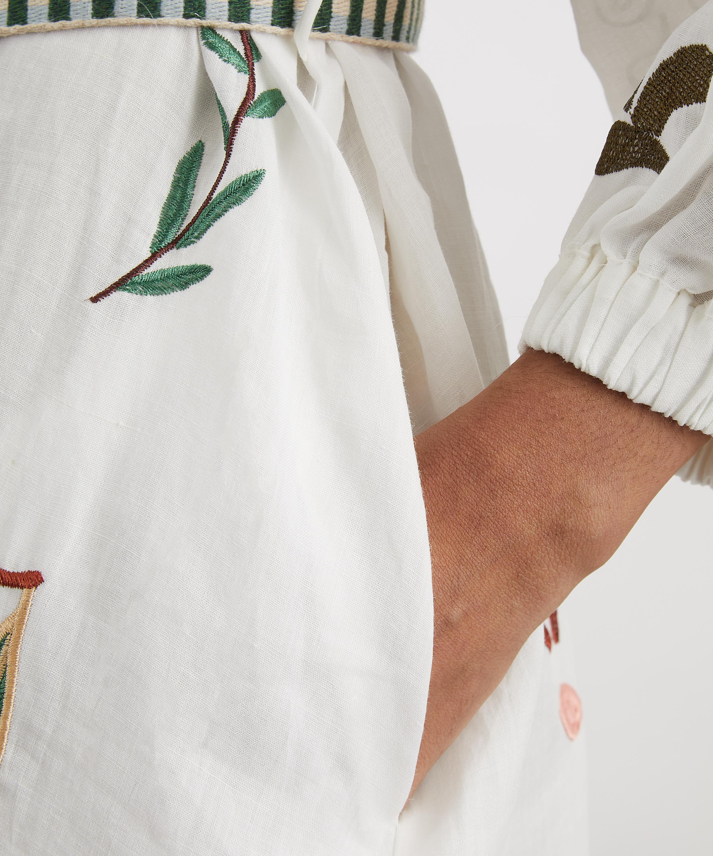 ALÉMAIS - Mina Embroidered Shirtdress image number 4