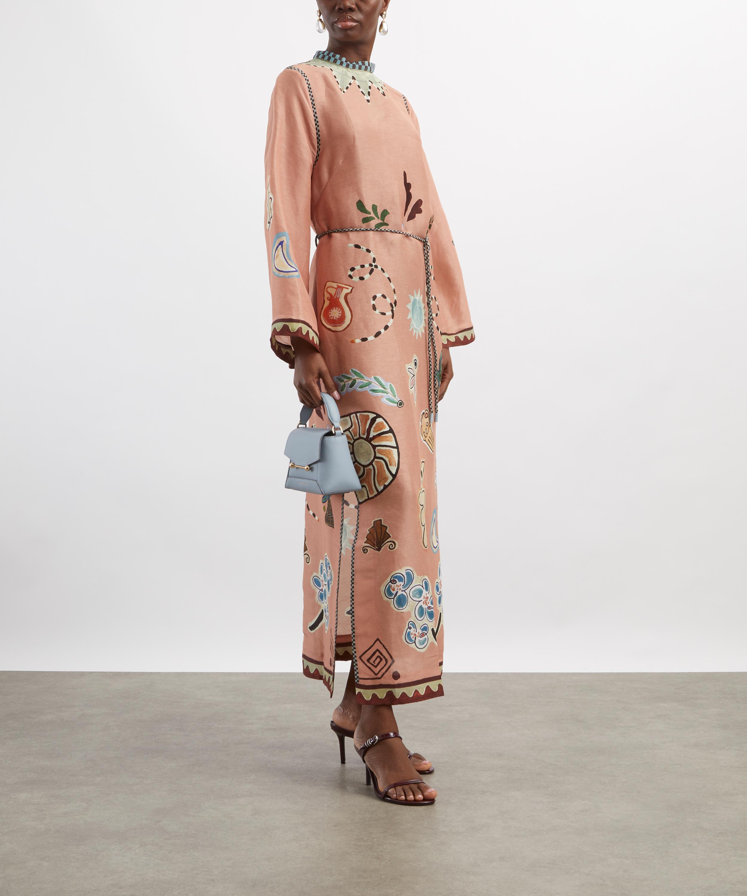 ALÉMAIS - Laurence Midi Linen-Silk Dress image number 1