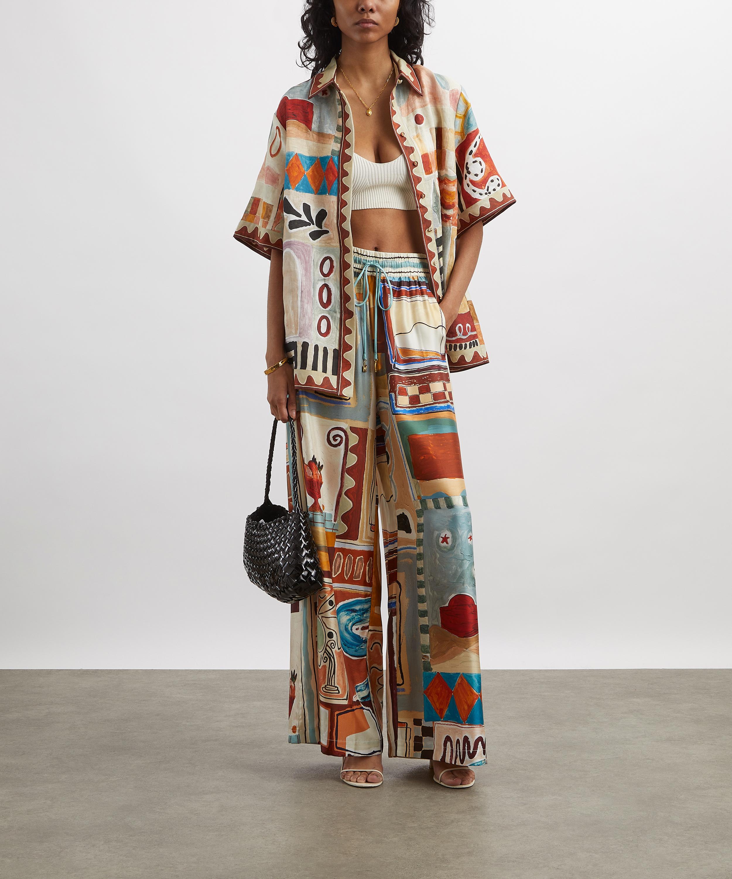 ALÉMAIS - Michelle Silk Jogger Trousers image number 1