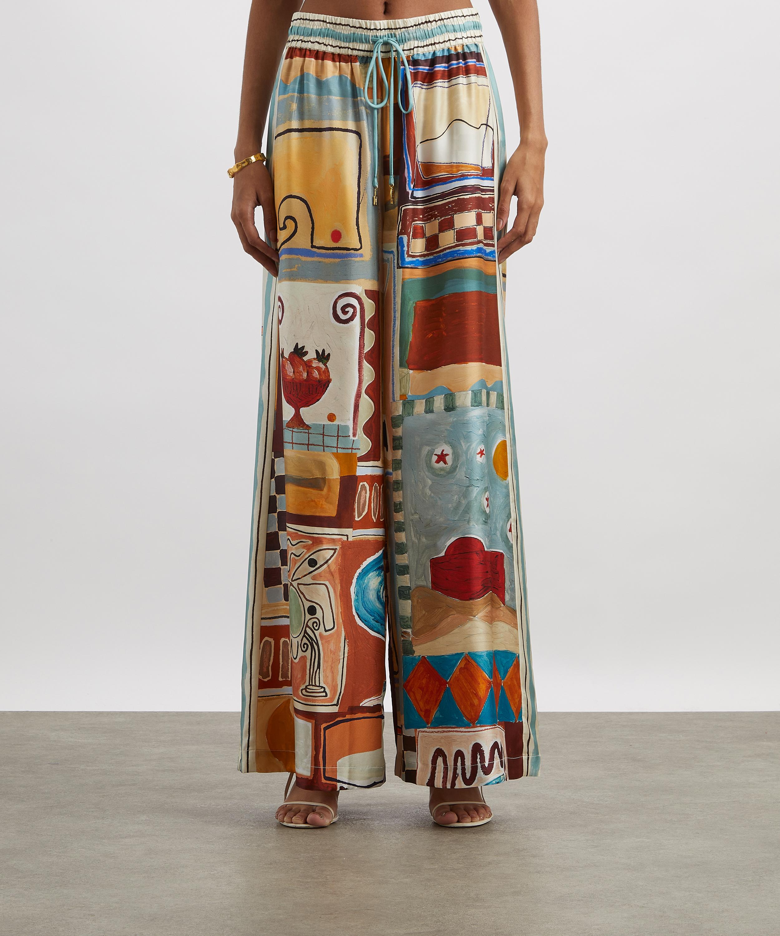 ALÉMAIS - Michelle Silk Jogger Trousers image number 2