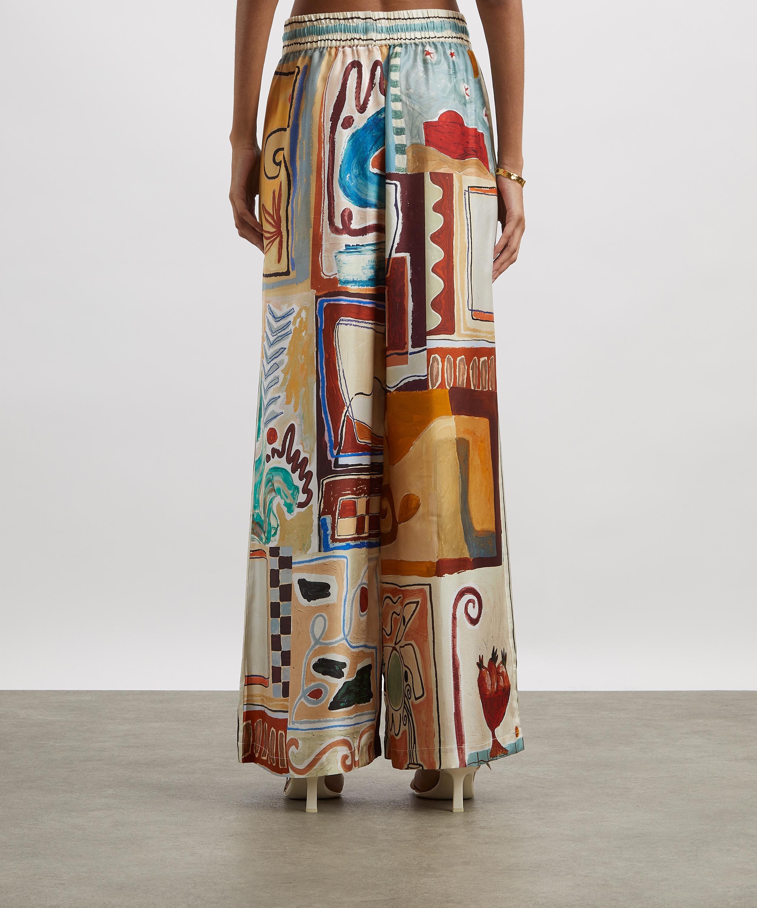 ALÉMAIS - Michelle Silk Jogger Trousers image number 3