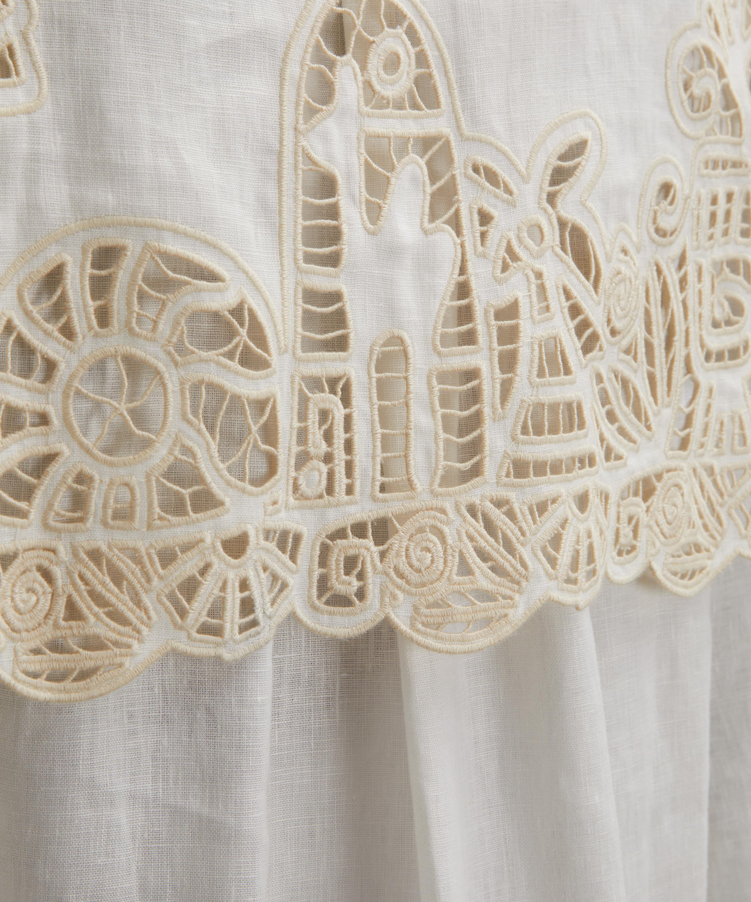 ALÉMAIS - Rosemary Embroidered Midi Dress image number 4