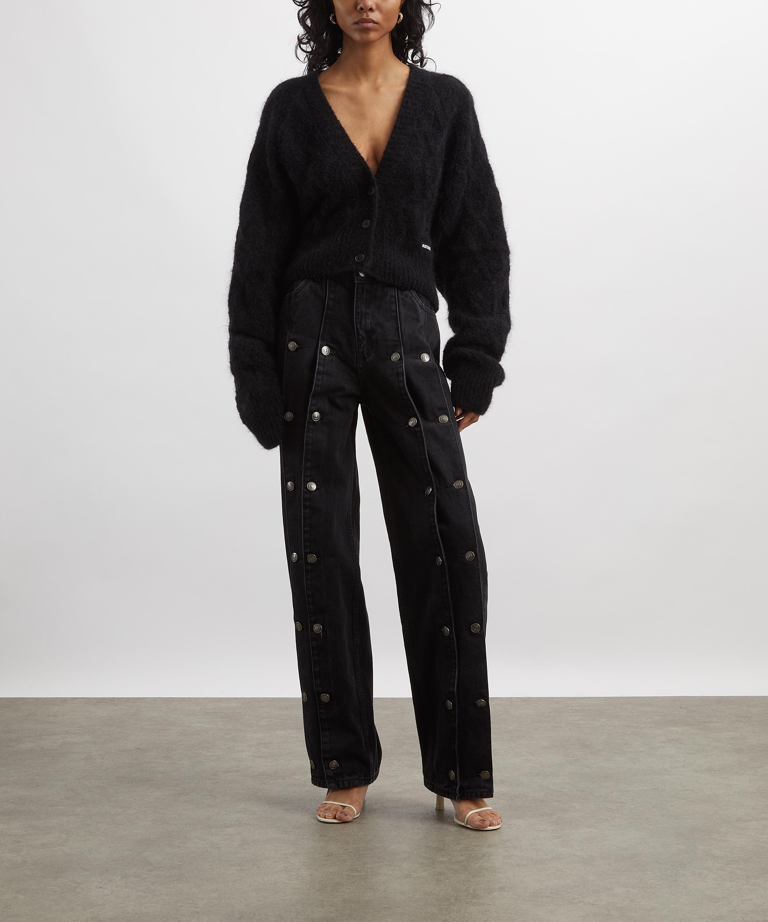 ROTATE Birger Christensen - Fluffy Knit Cardigan image number 1