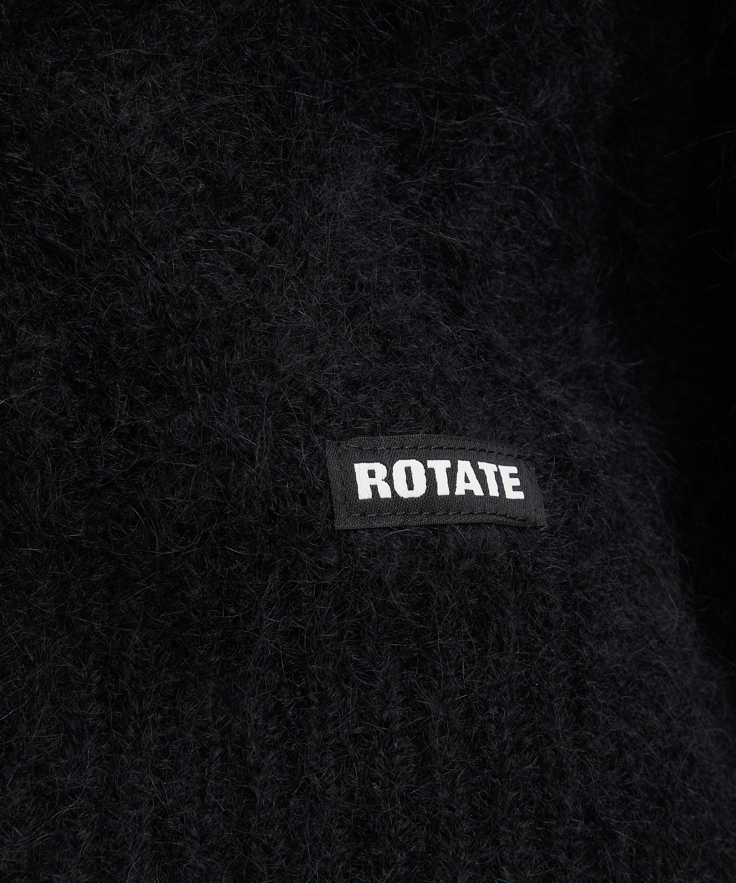 ROTATE Birger Christensen - Fluffy Knit Cardigan image number 4