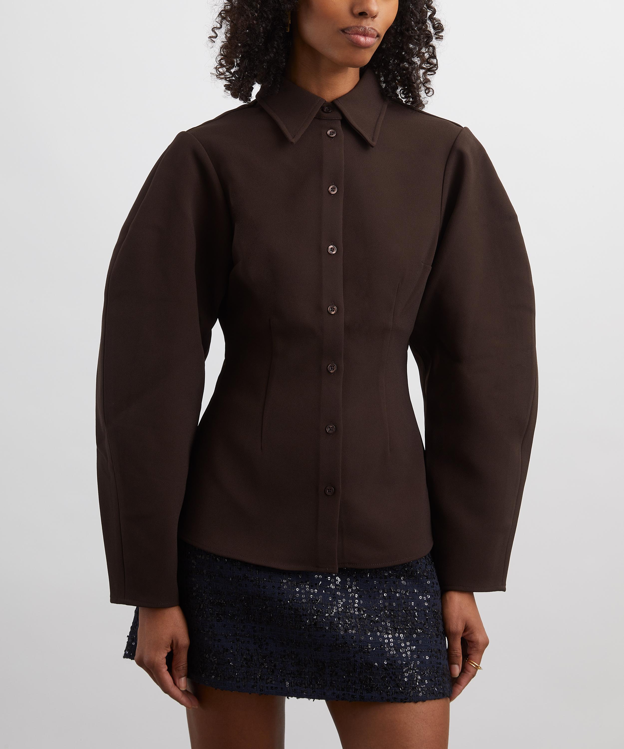 ROTATE Birger Christensen - Suiting Fitted Shirt image number 2