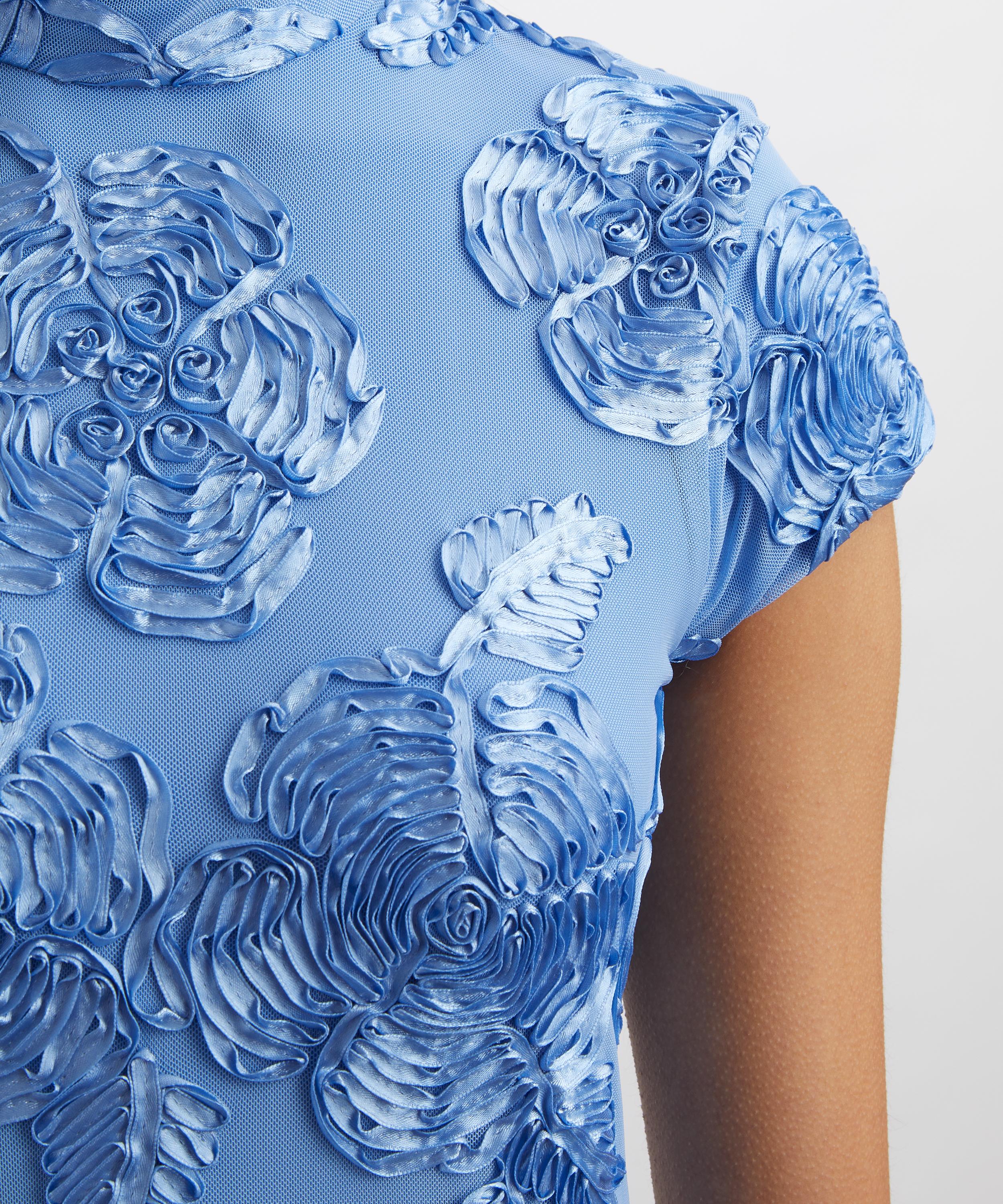 ROTATE Birger Christensen - Floral-Embroidered Maxi Dress image number 4