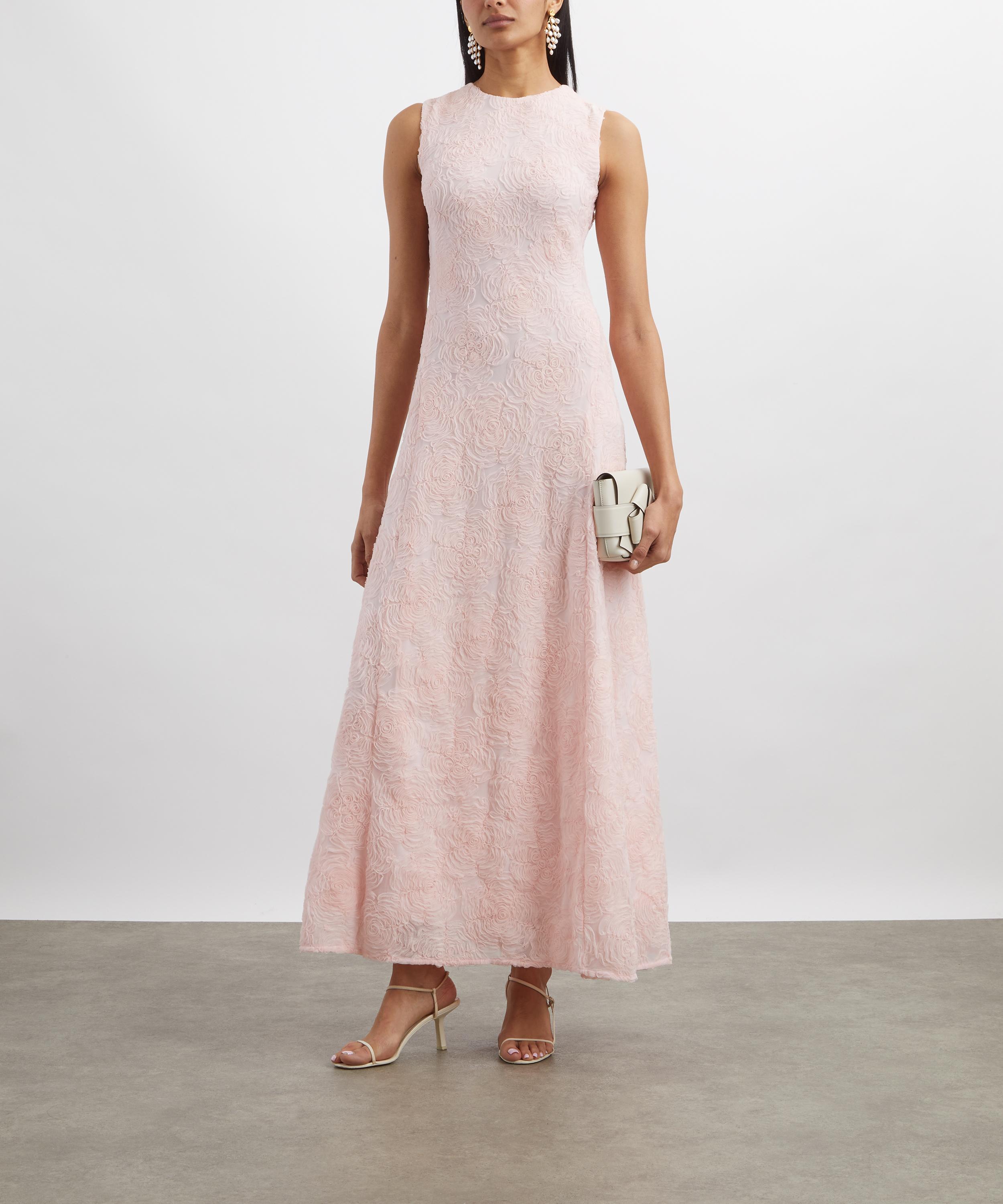 ROTATE Birger Christensen - Floral-Jacquard Maxi Dress image number 1