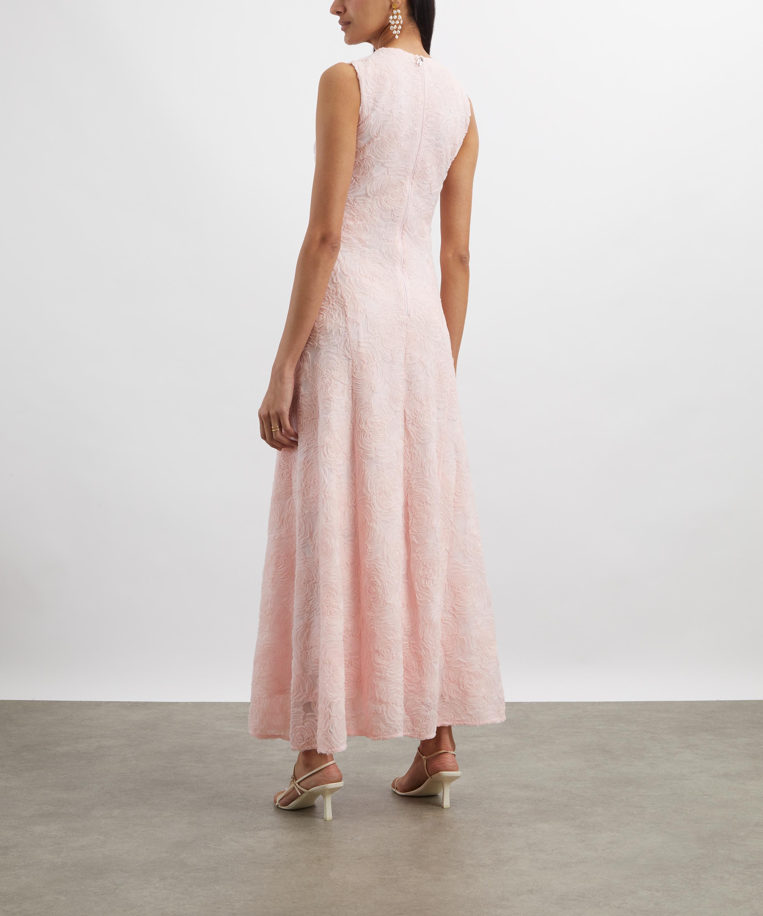 ROTATE Birger Christensen - Floral-Jacquard Maxi Dress image number 3