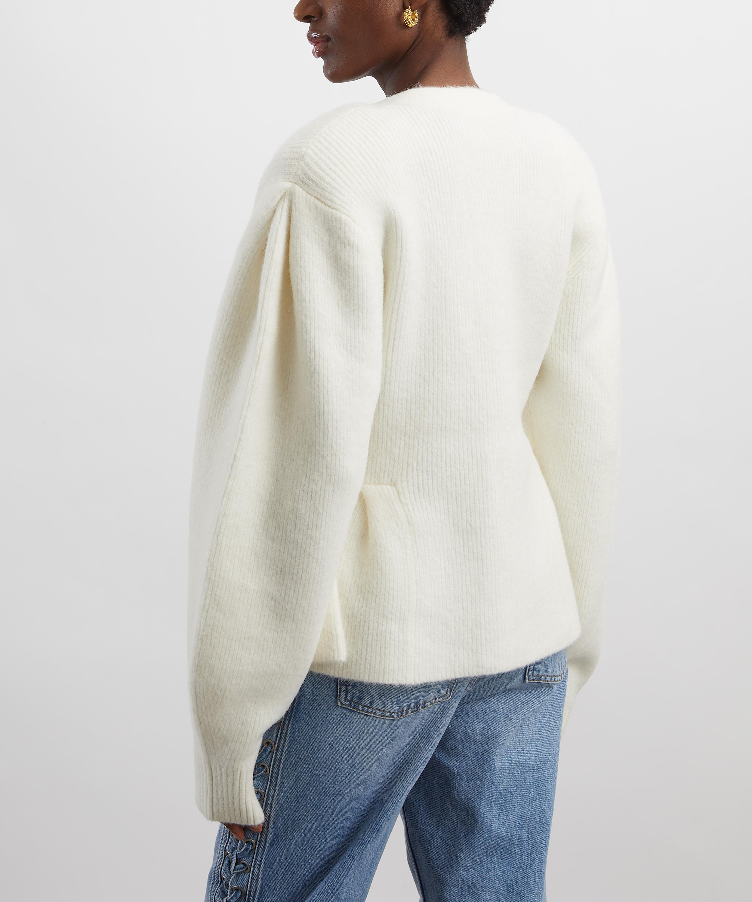 ROTATE Birger Christensen - Peplum Knit Cardigan image number 3