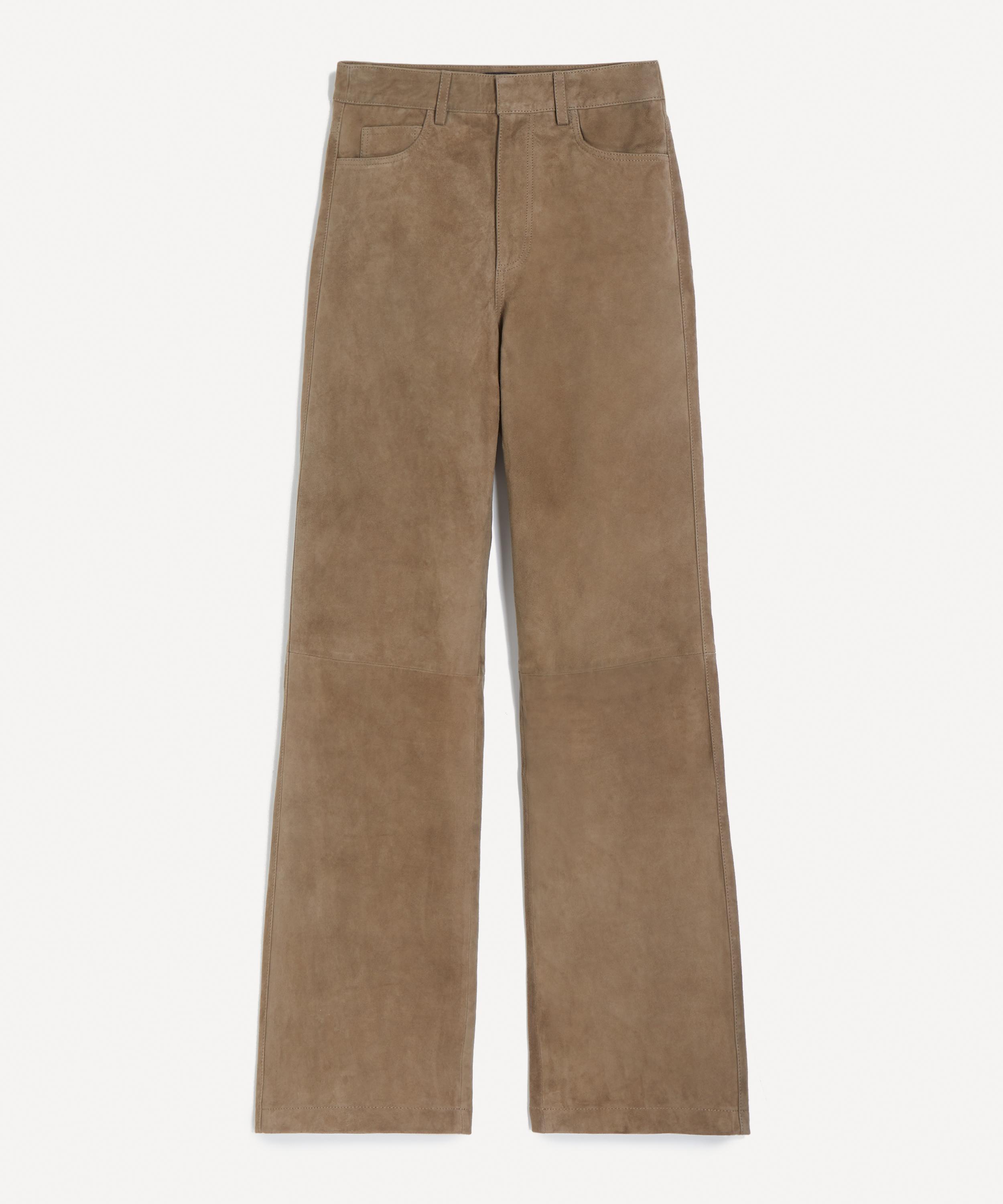 ROTATE Birger Christensen - Straight Suede Trousers