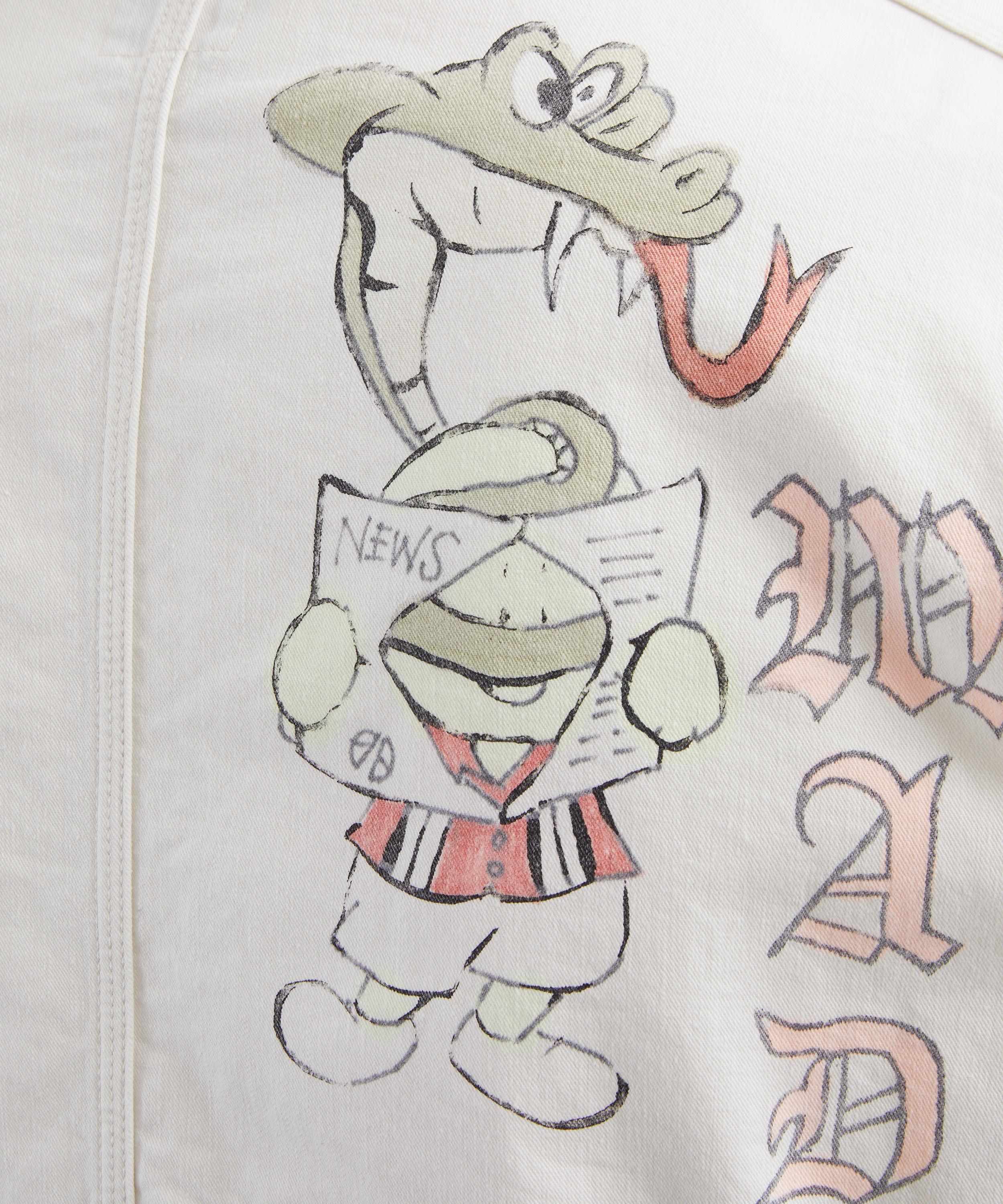 Kapital - Rough-Face Twill Cactus Beer Jacket image number 4