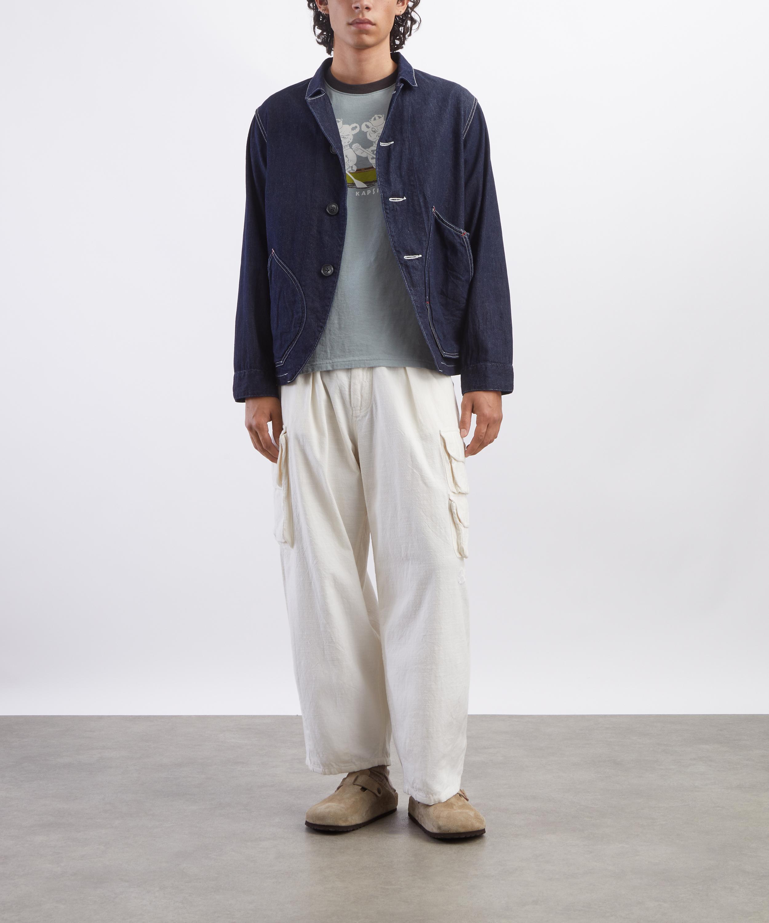 Kapital - 11.5oz Denim x 8oz Denim RINGOMAN Coverall Jacket image number 1