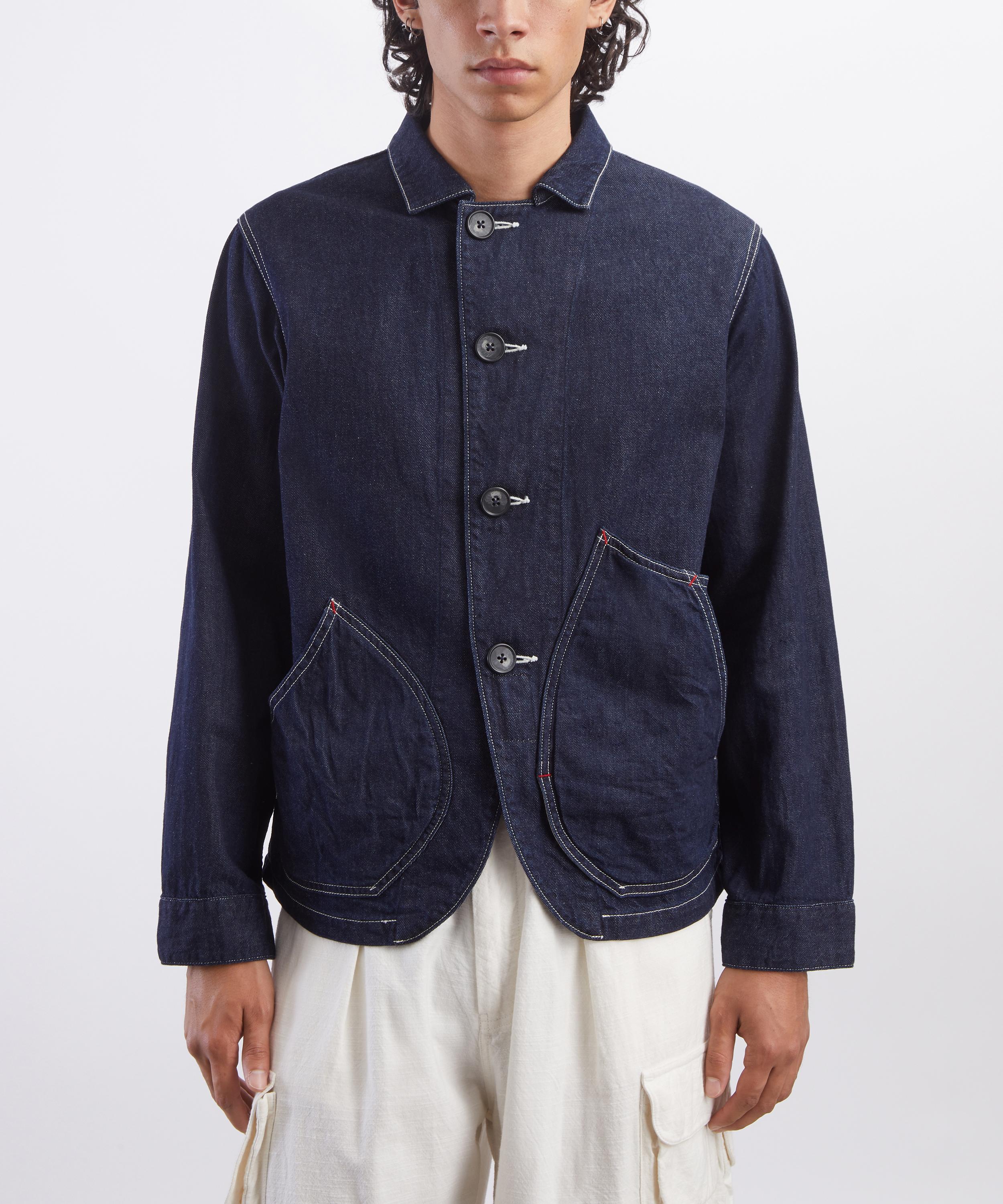 Kapital - 11.5oz Denim x 8oz Denim RINGOMAN Coverall Jacket image number 2