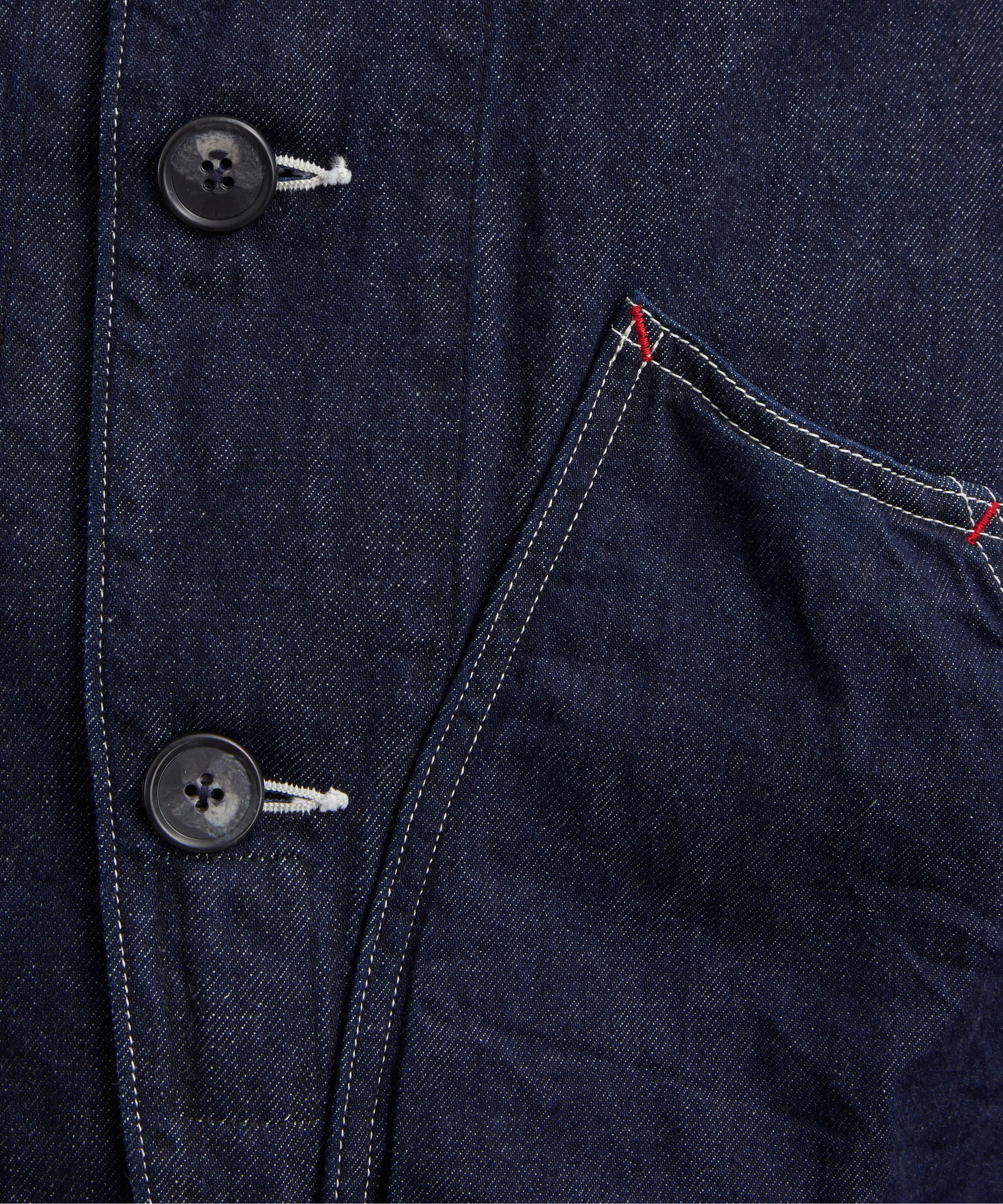 Kapital - 11.5oz Denim x 8oz Denim RINGOMAN Coverall Jacket image number 4