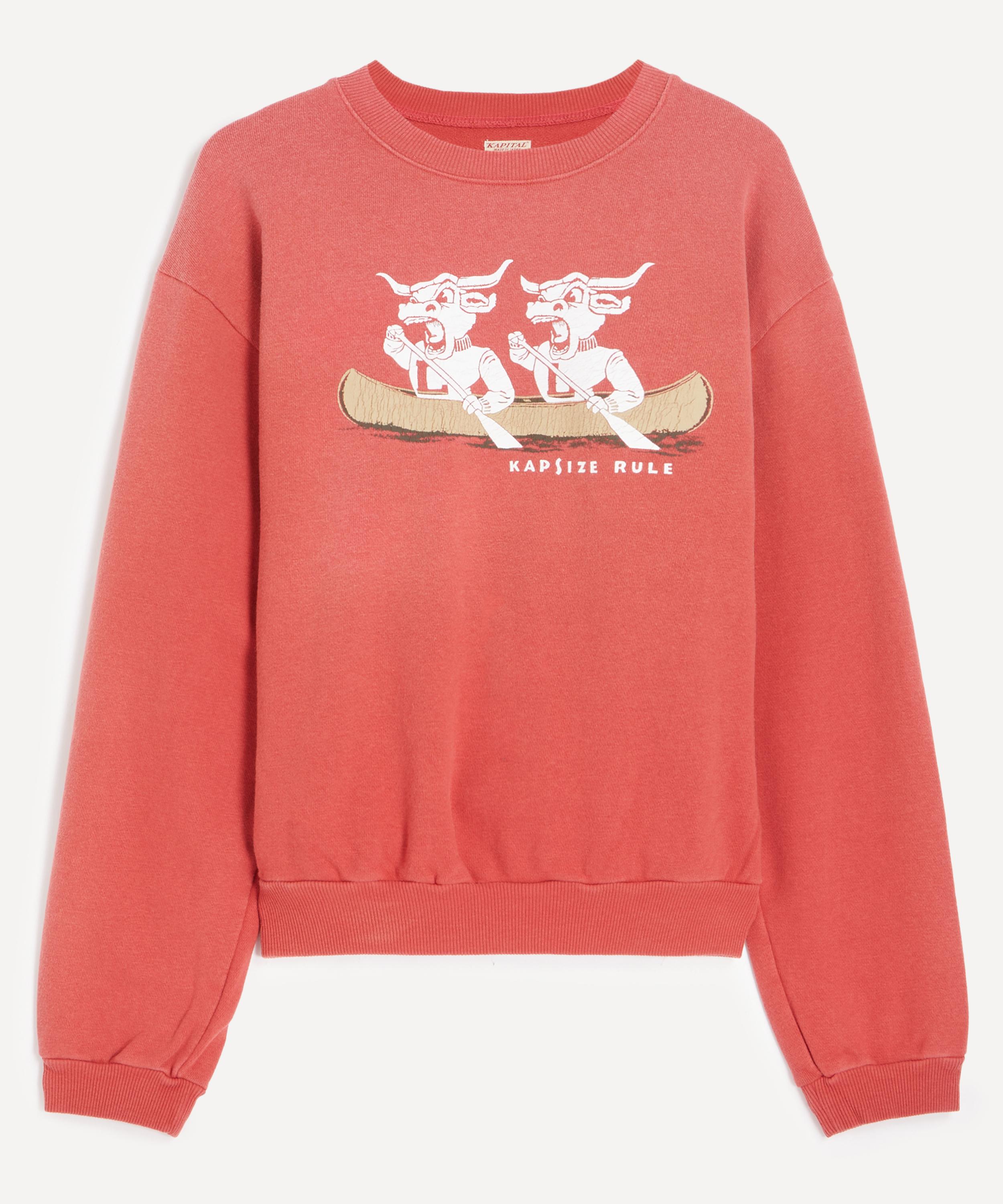 Kapital - SWT Knit Crew Longhorn Sweatshirt