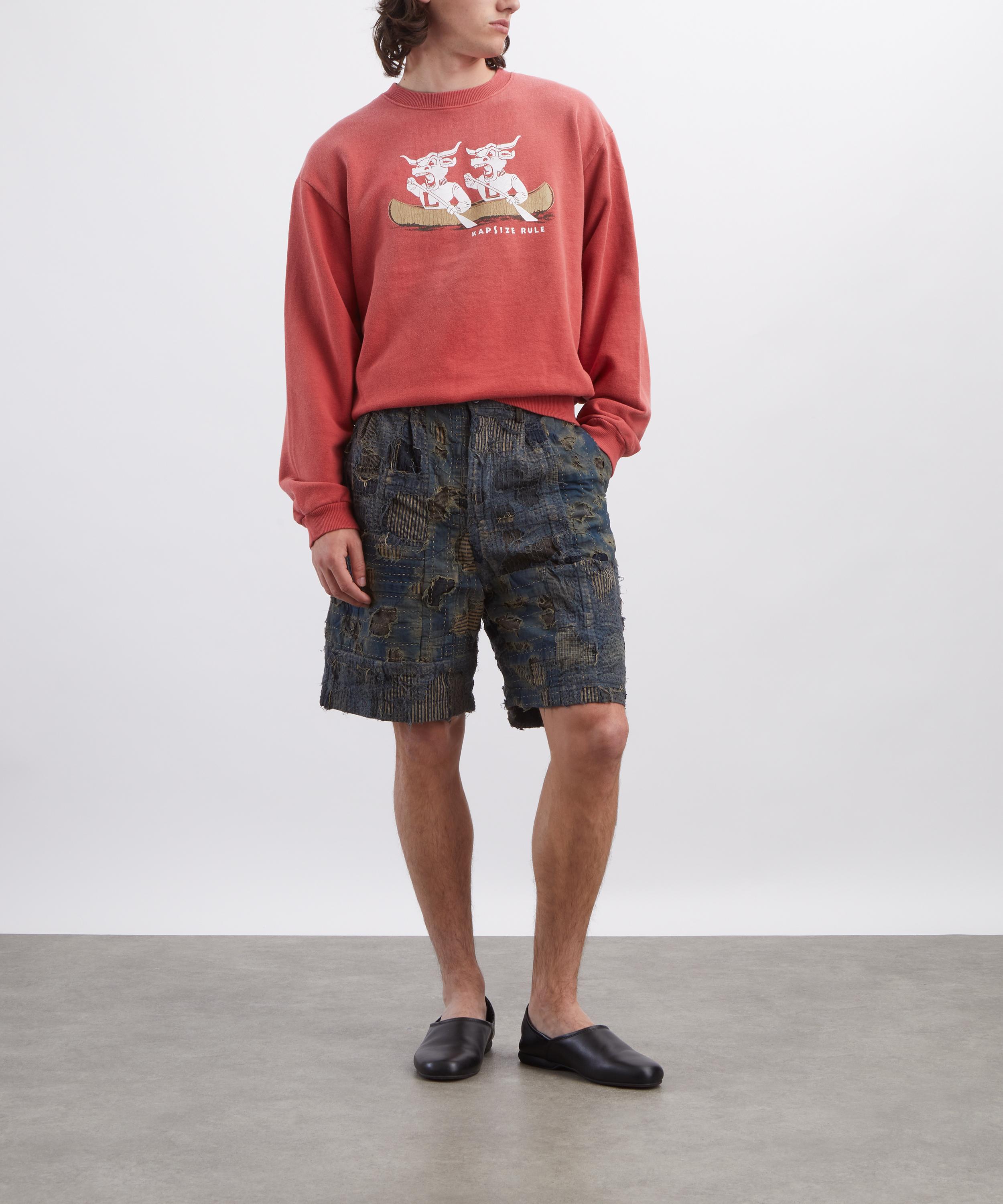 Kapital - SWT Knit Crew Longhorn Sweatshirt image number 1