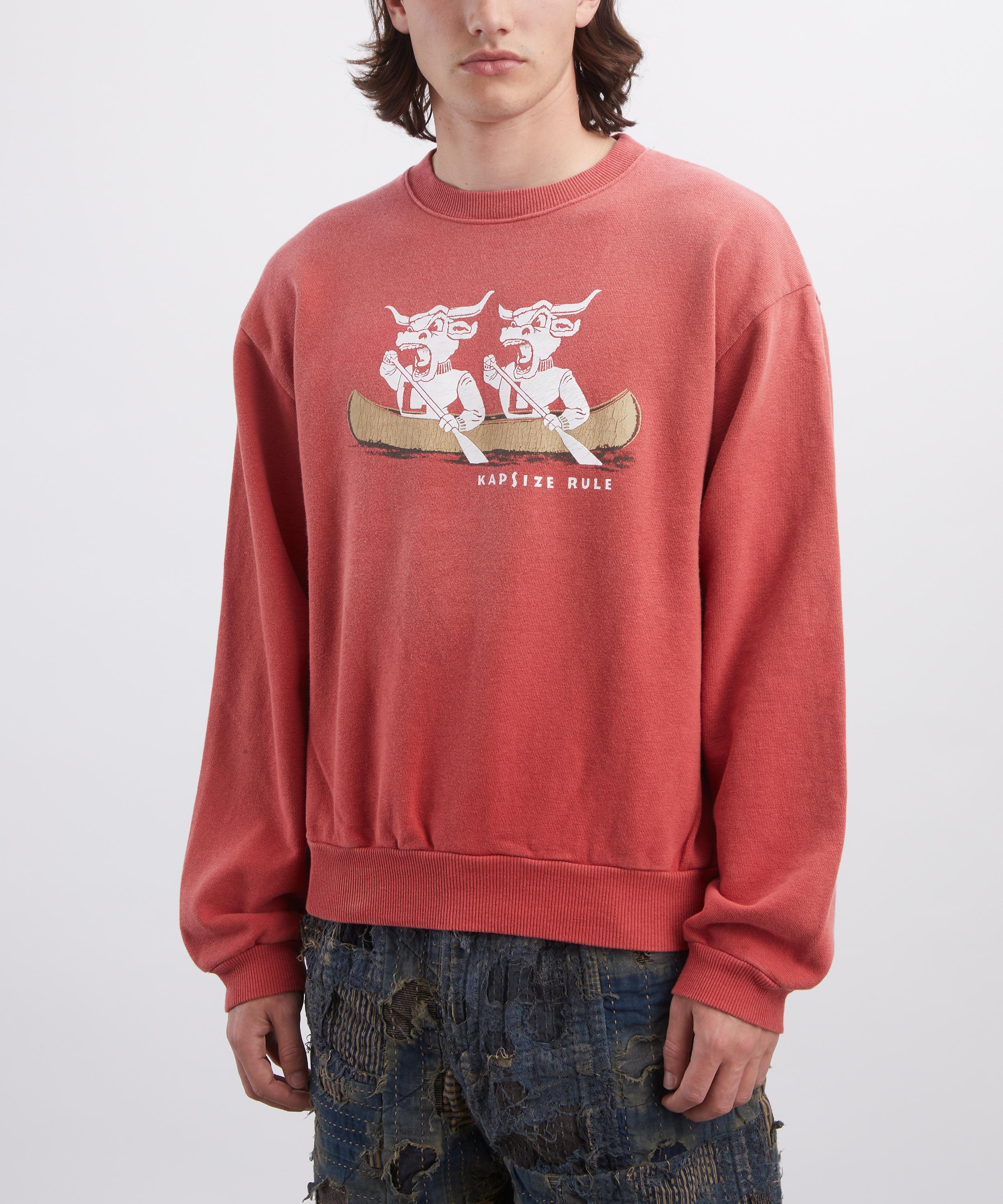 Kapital - SWT Knit Crew Longhorn Sweatshirt image number 2