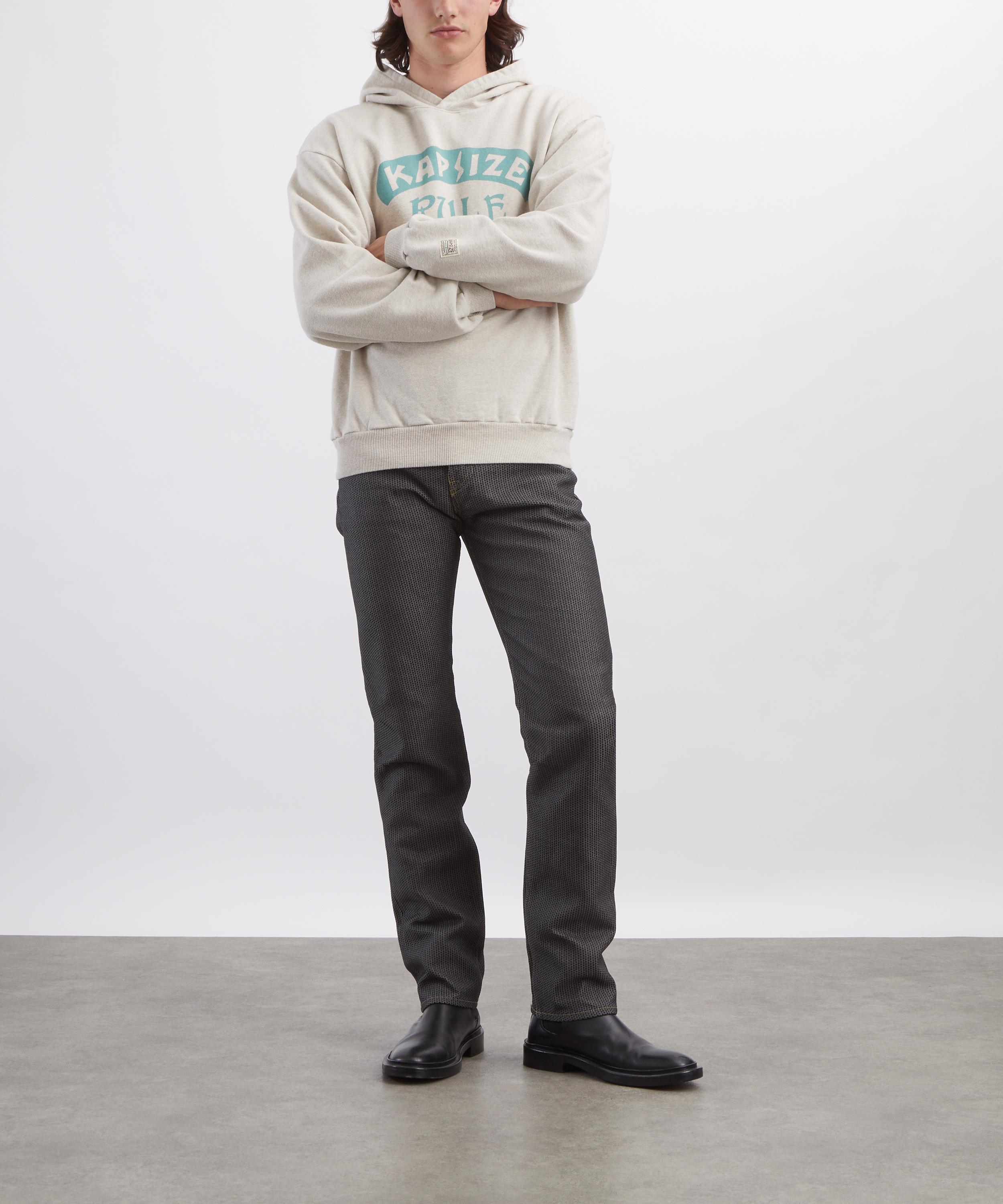 Kapital - SWT Kapsize Rule Knit Hoodie image number 1