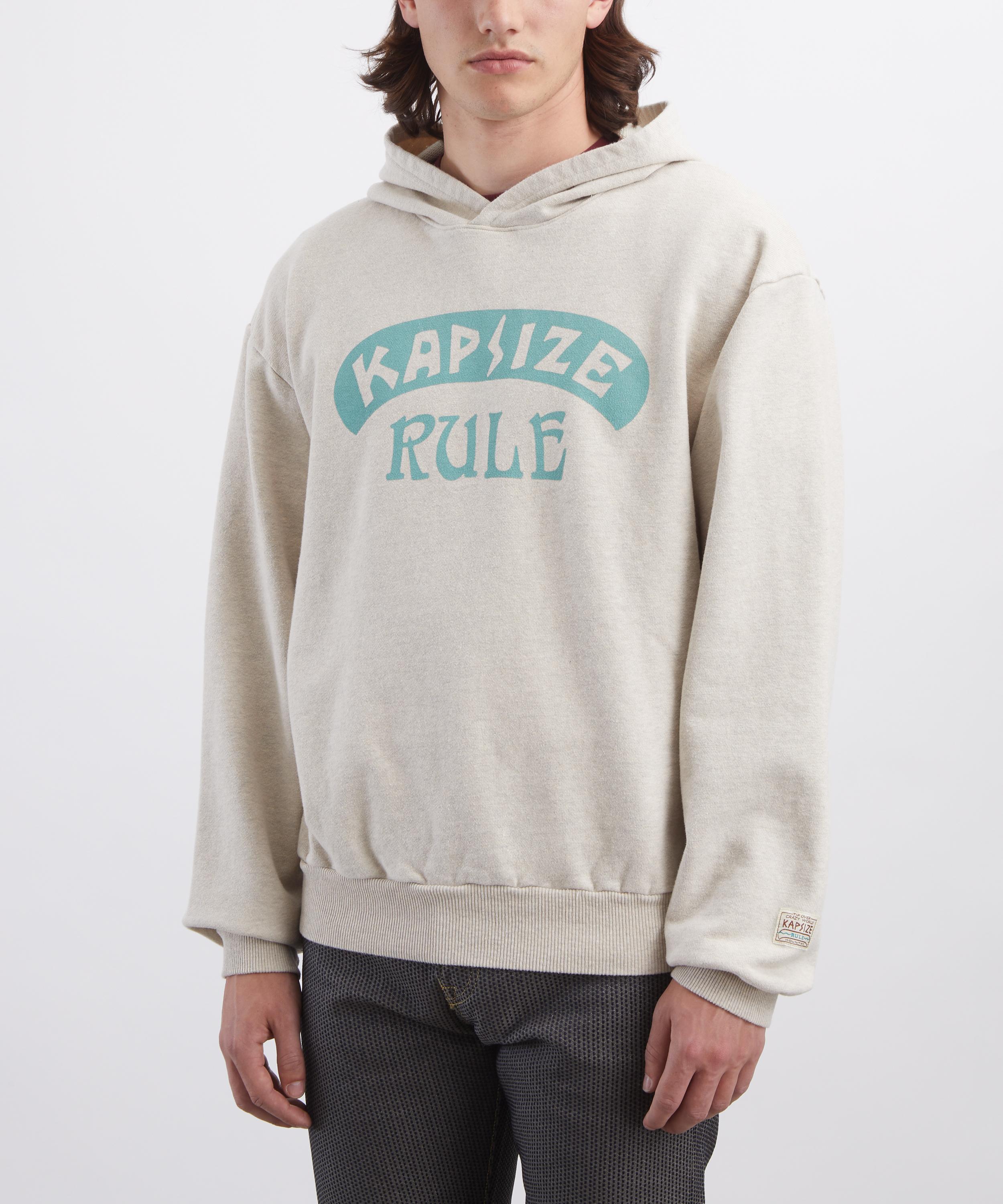 Kapital - SWT Kapsize Rule Knit Hoodie image number 2