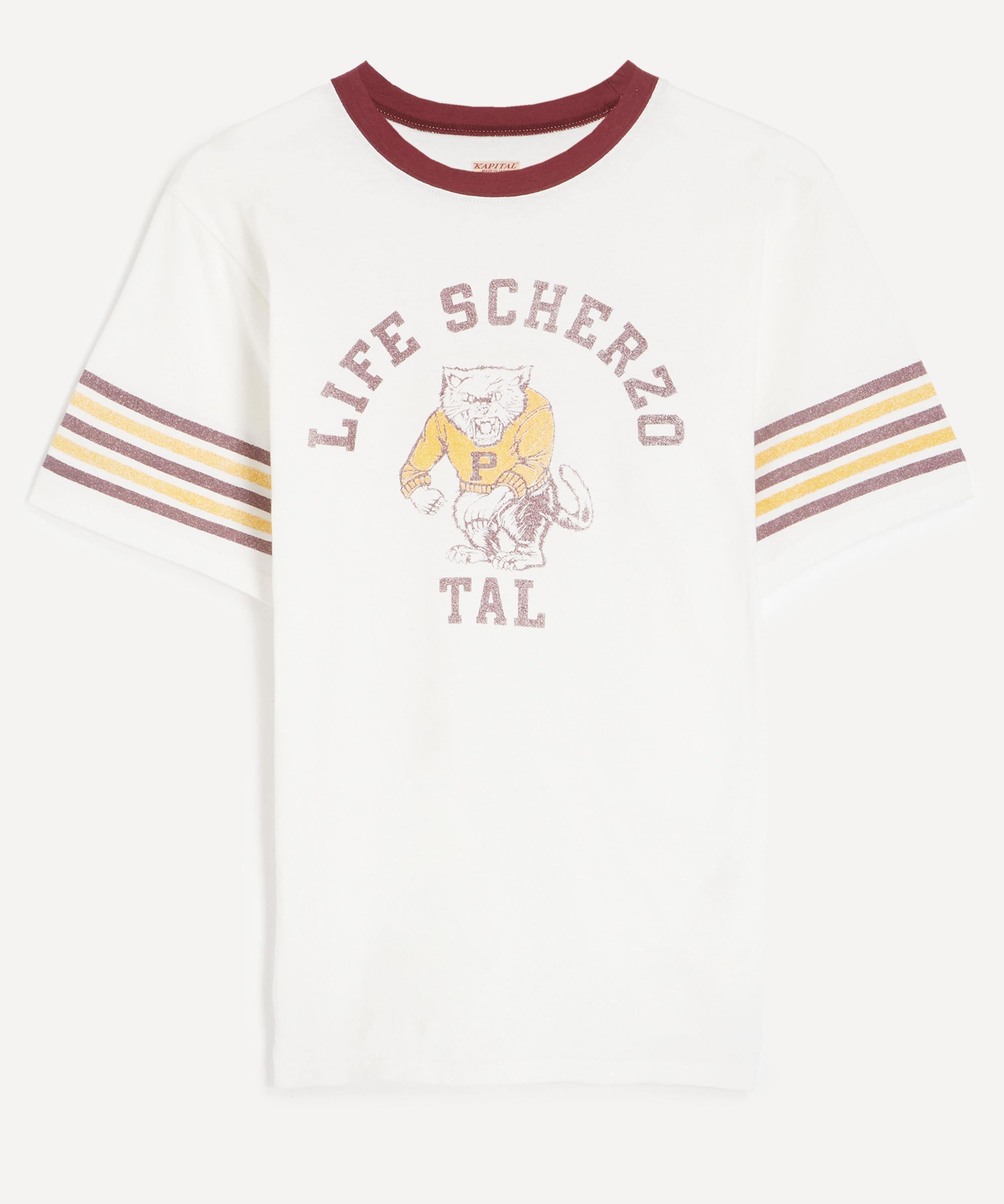 Kapital - Jersey Ringer College T-Shirt