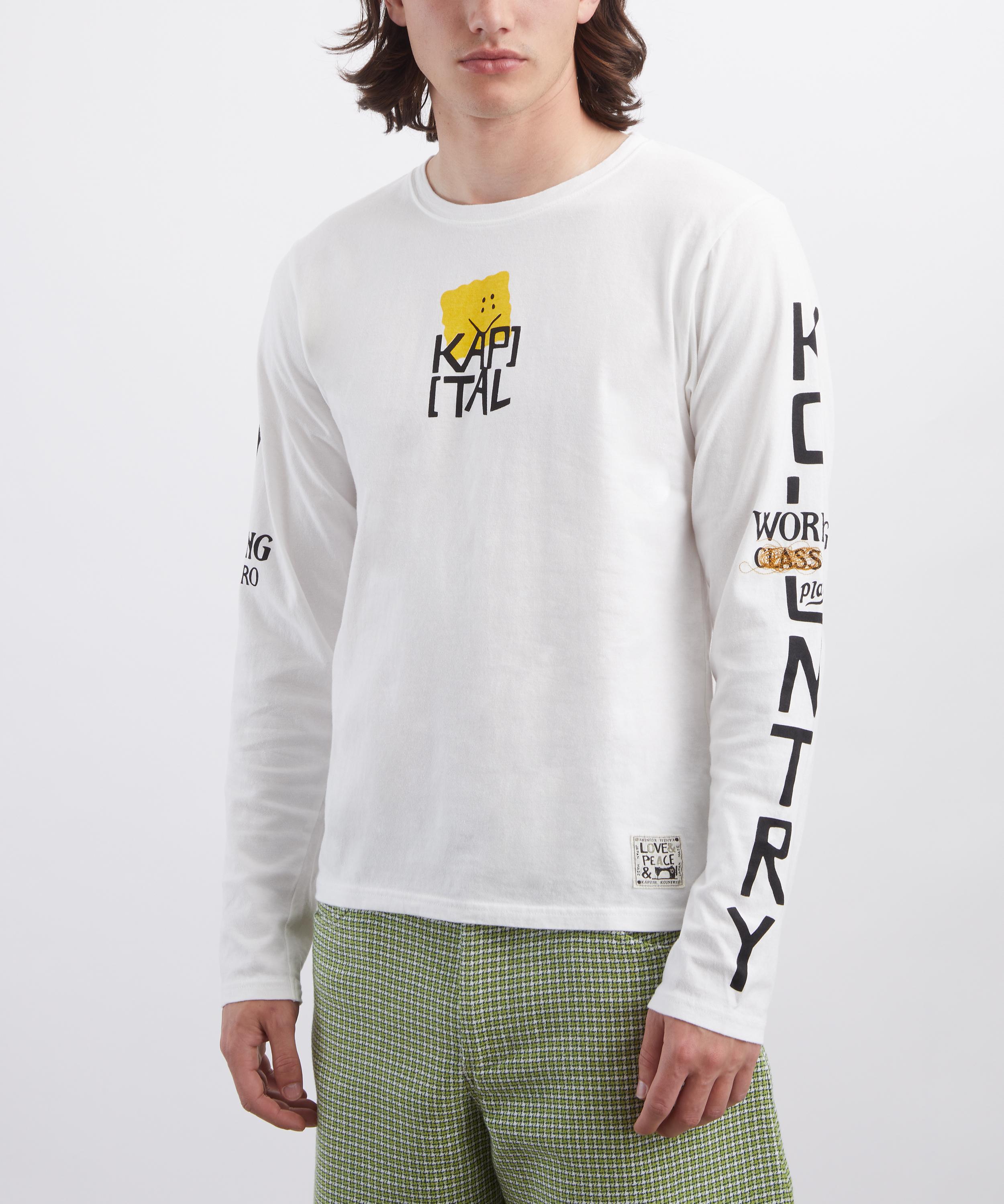 Kapital - Jersey Long-Sleeve Peckish Kap T-Shirt image number 2