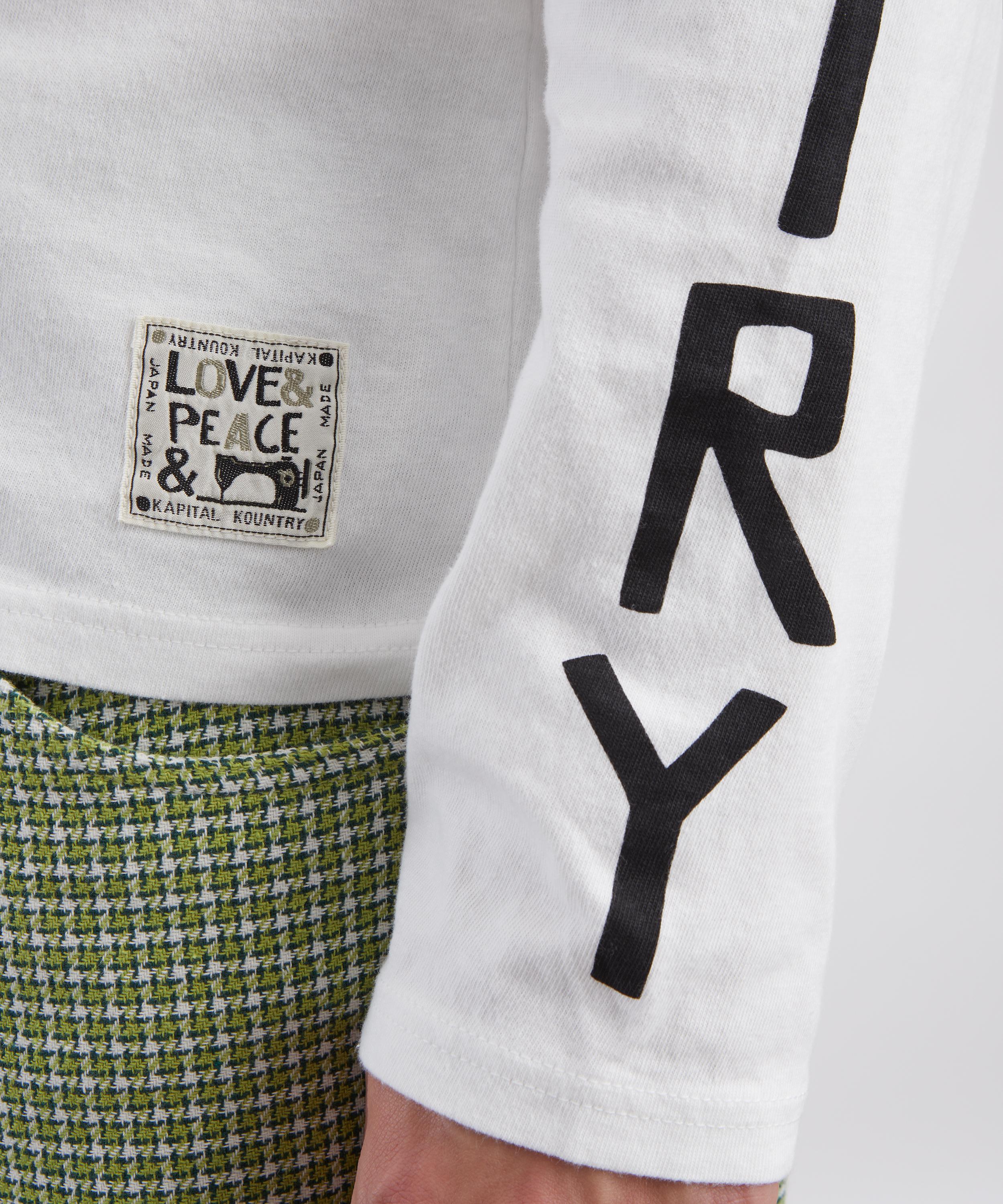 Kapital - Jersey Long-Sleeve Peckish Kap T-Shirt image number 4