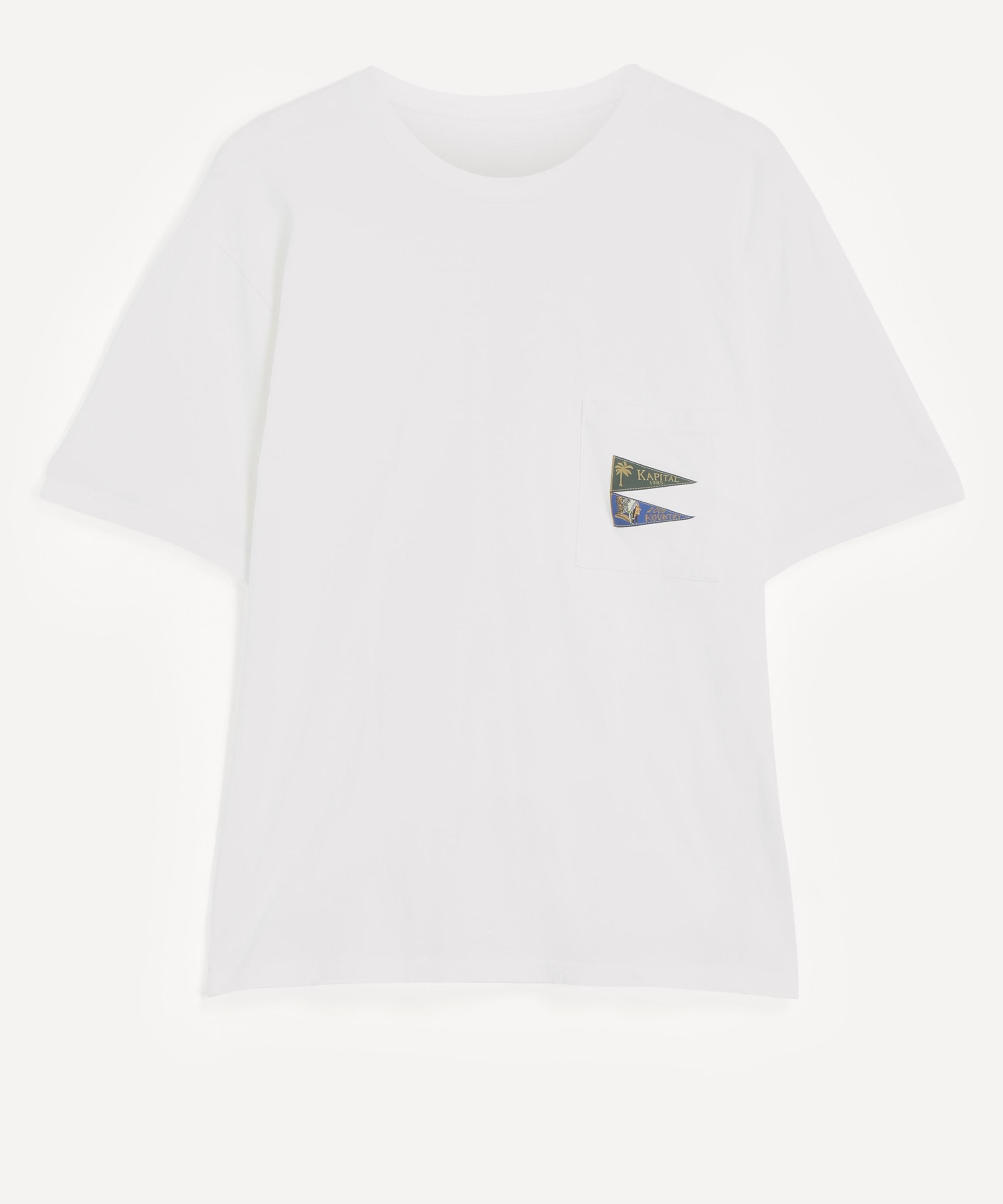 Kapital - PENNANT Embroidered Jersey T-Shirt
