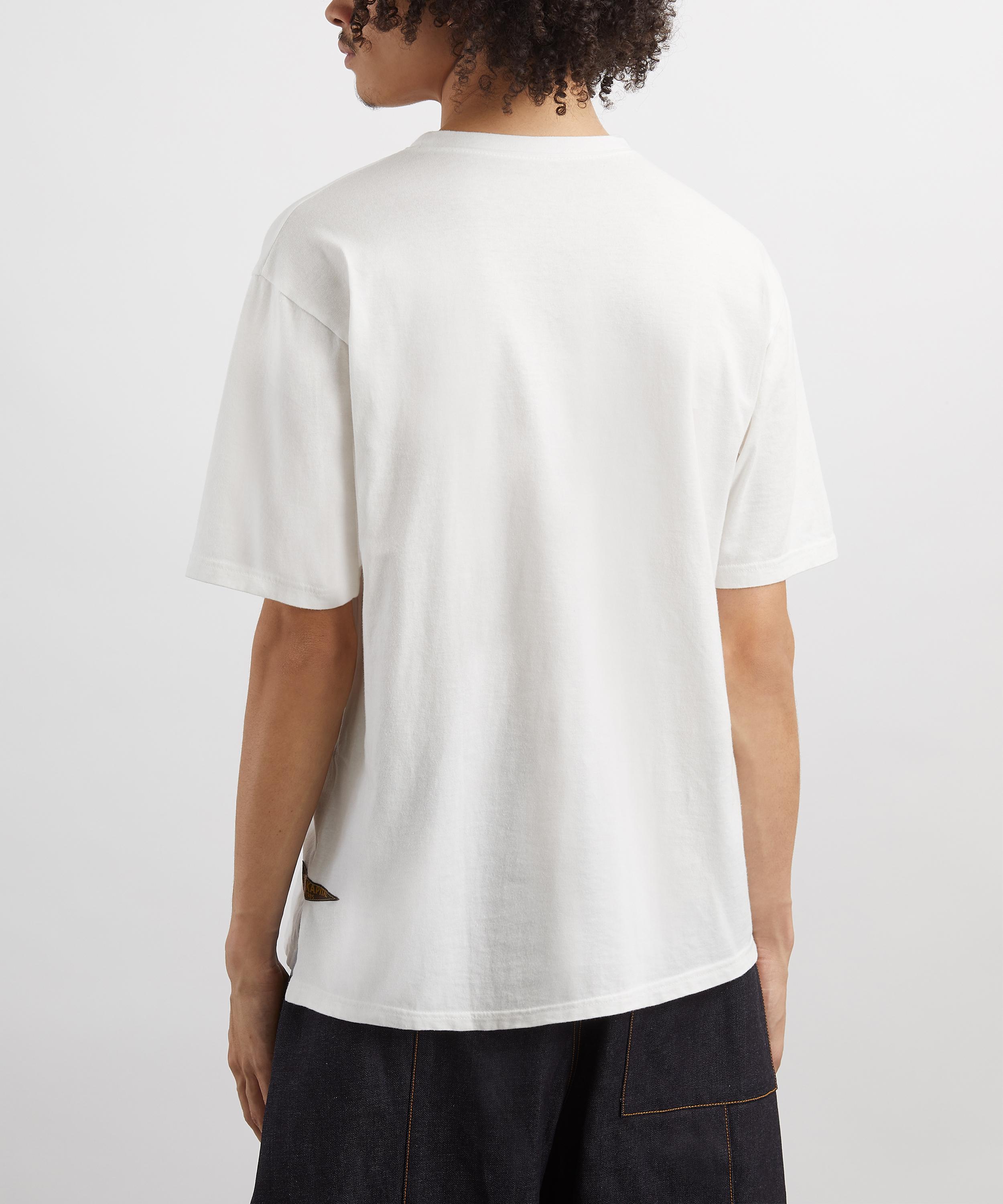 Kapital - PENNANT Embroidered Jersey T-Shirt image number 3
