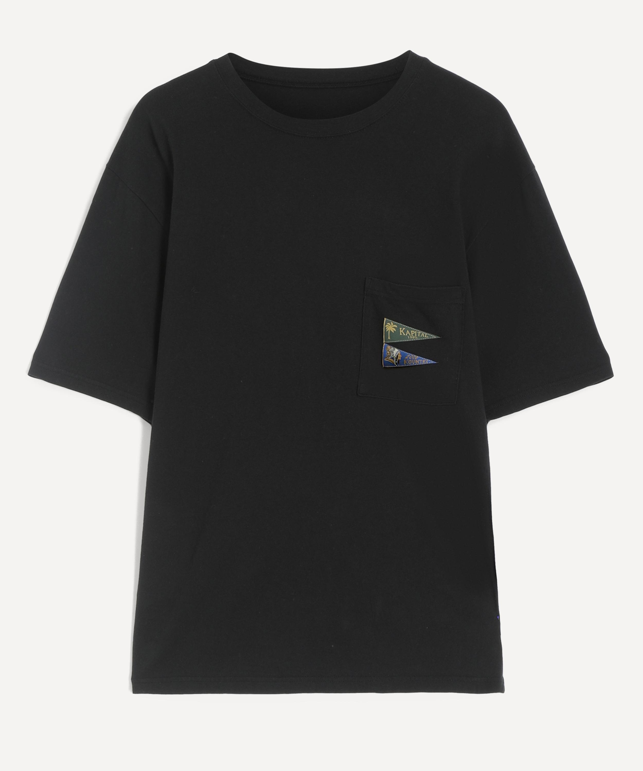 Kapital - PENNANT Embroidered Jersey T-Shirt