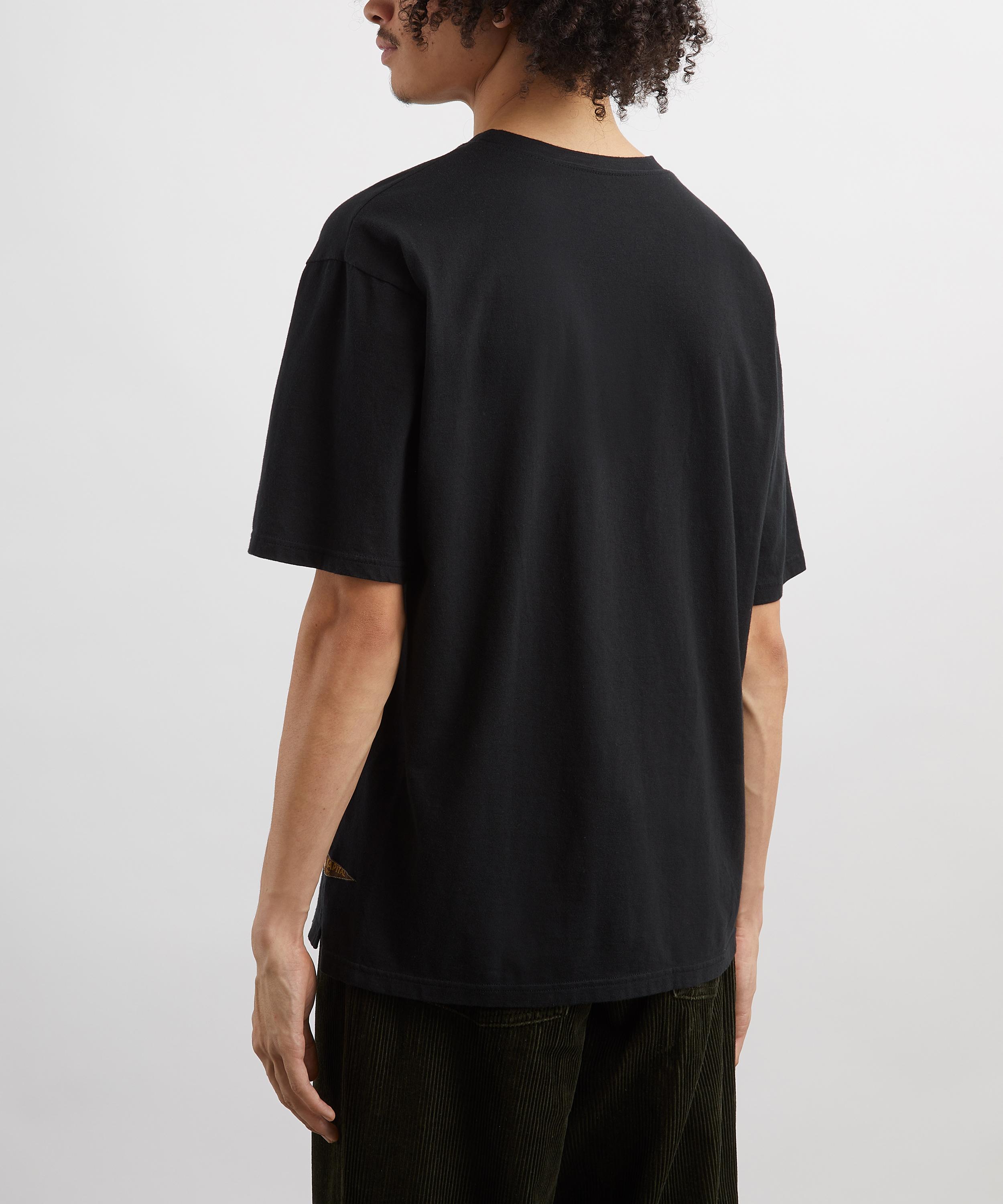 Kapital - PENNANT Embroidered Jersey T-Shirt image number 3