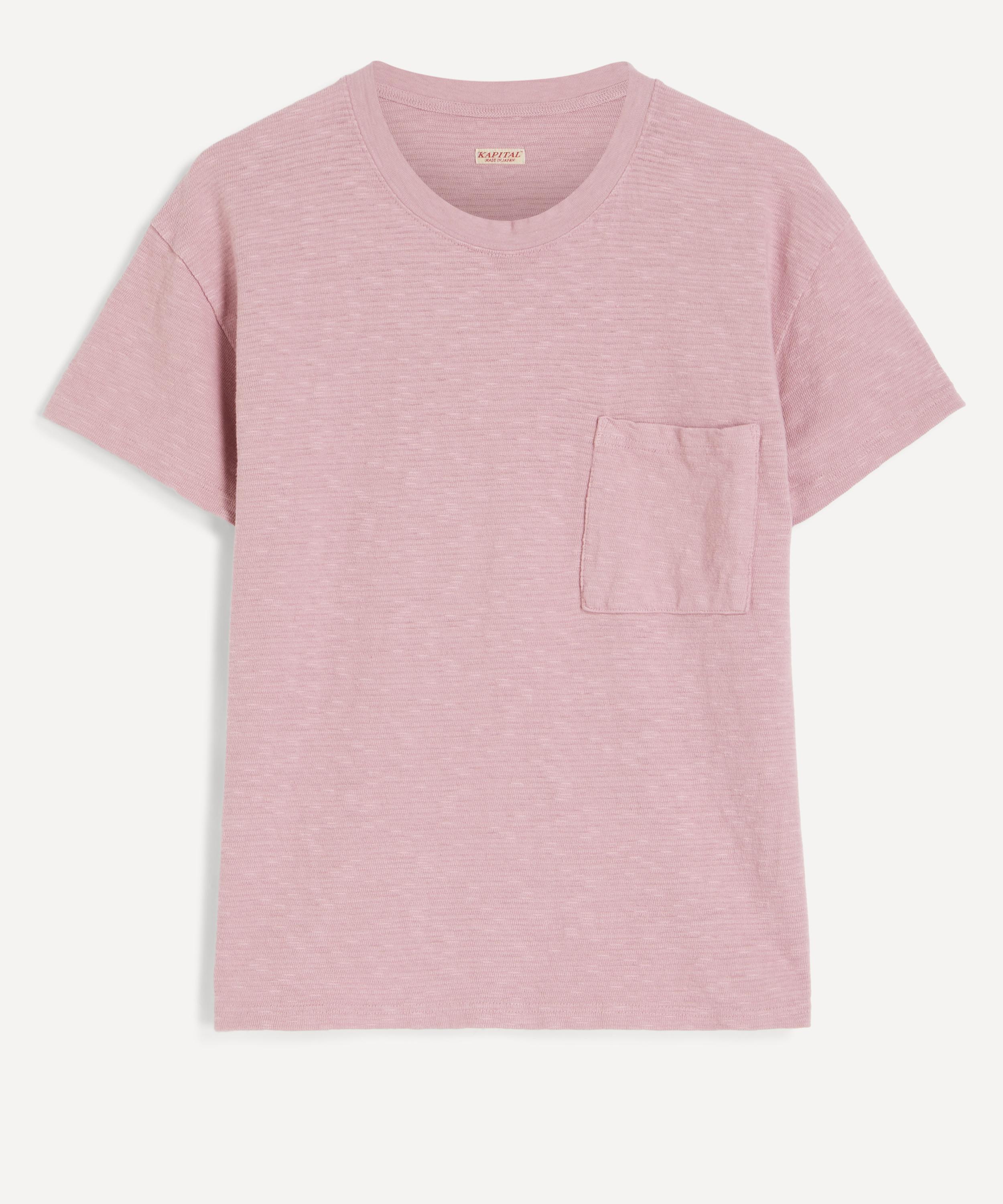 Kapital - Pink Amuse Knit Pocket T-Shirt
