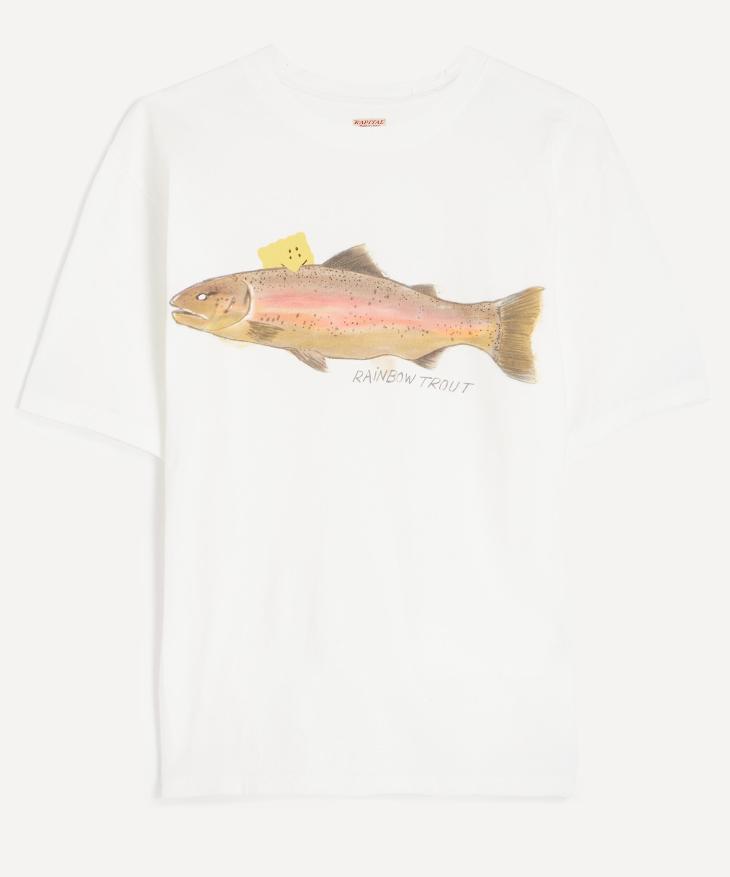 Kapital - Jersey Trout Peckish Rainbowy Crew T-Shirt