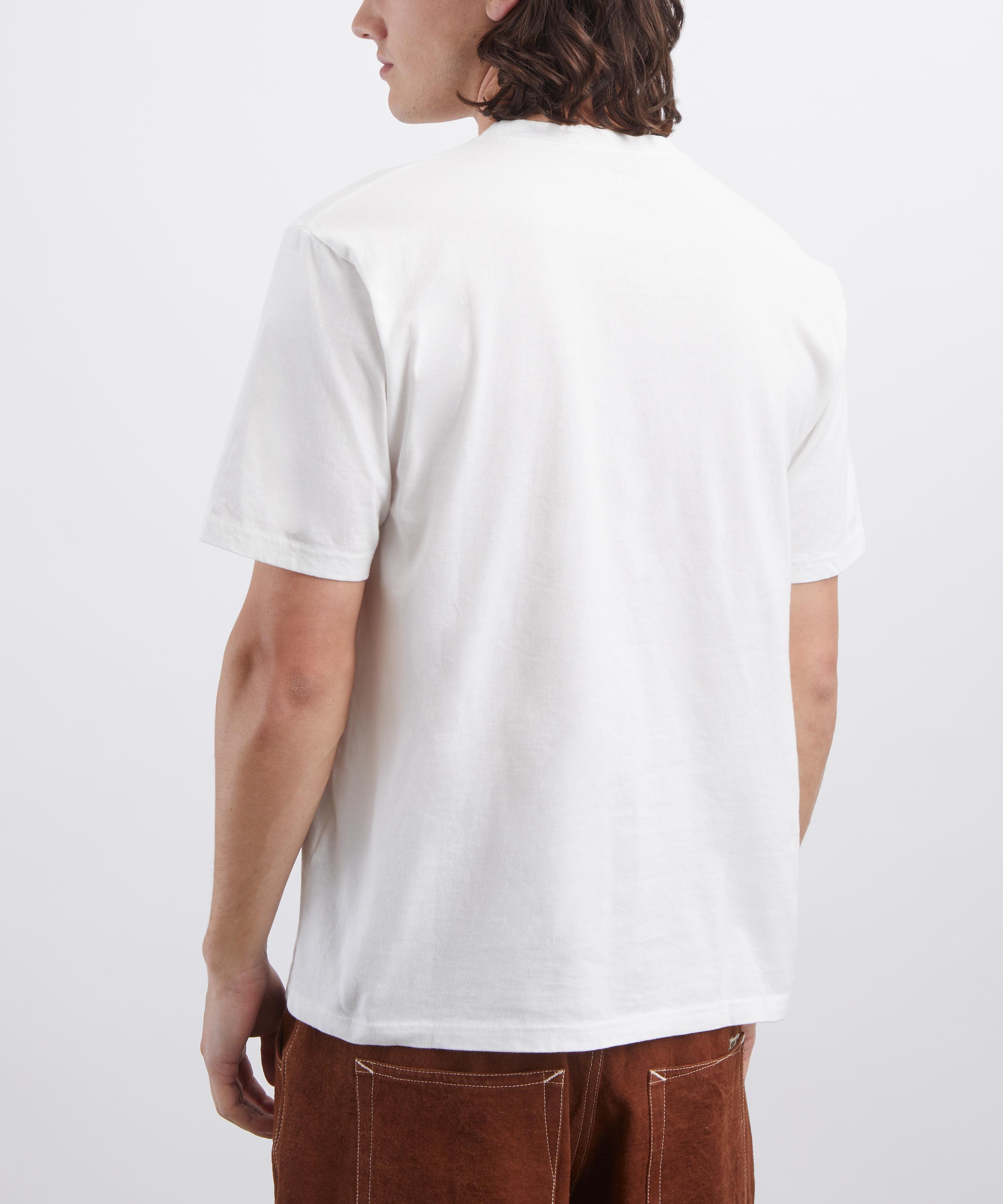 Kapital - Jersey Trout Peckish Rainbowy Crew T-Shirt image number 3