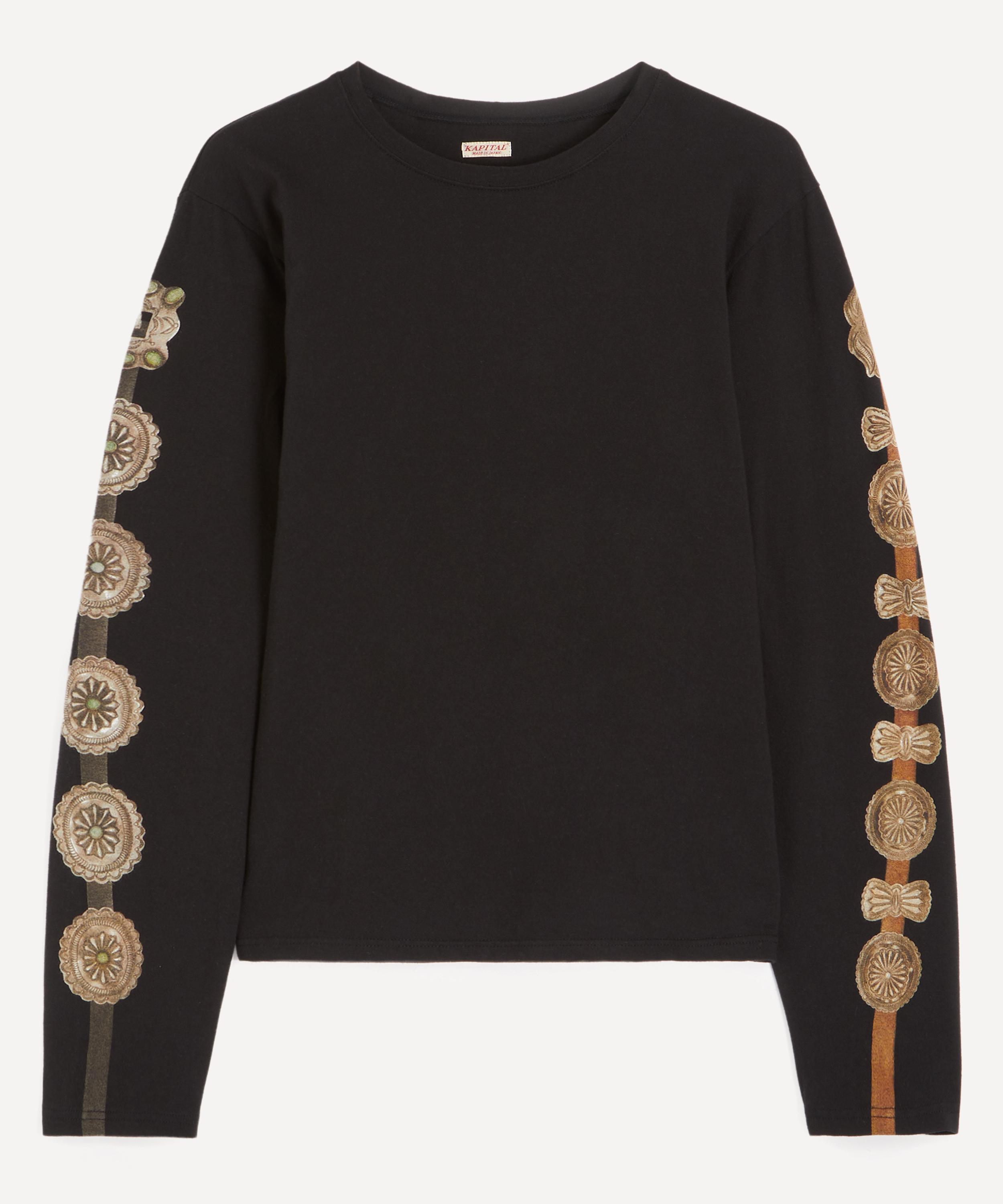 Kapital - Jersey Long-Sleeve Concho T-Shirt