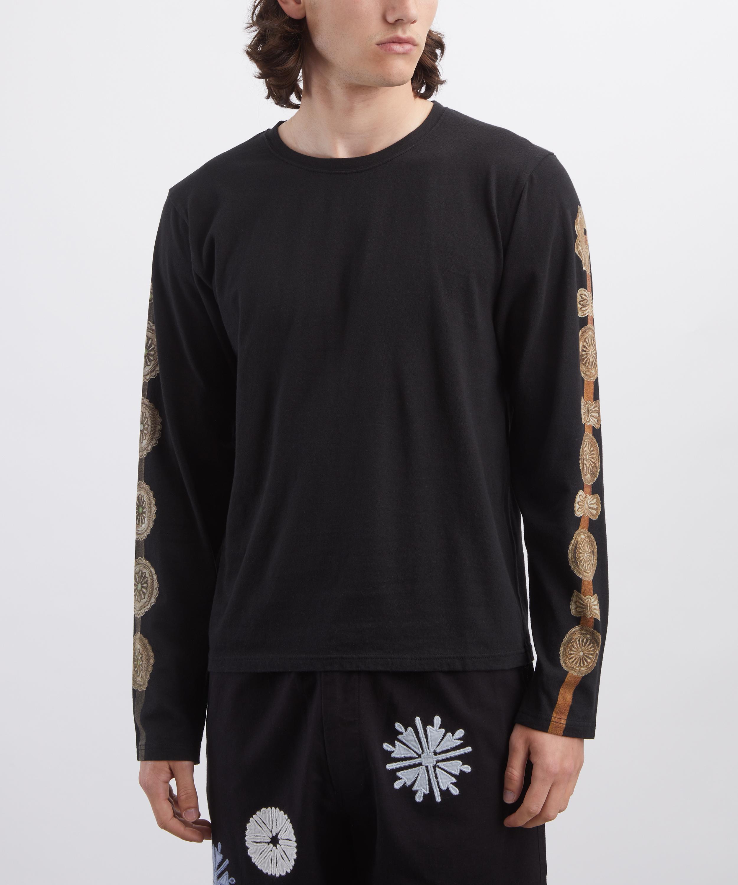 Kapital - Jersey Long-Sleeve Concho T-Shirt image number 2