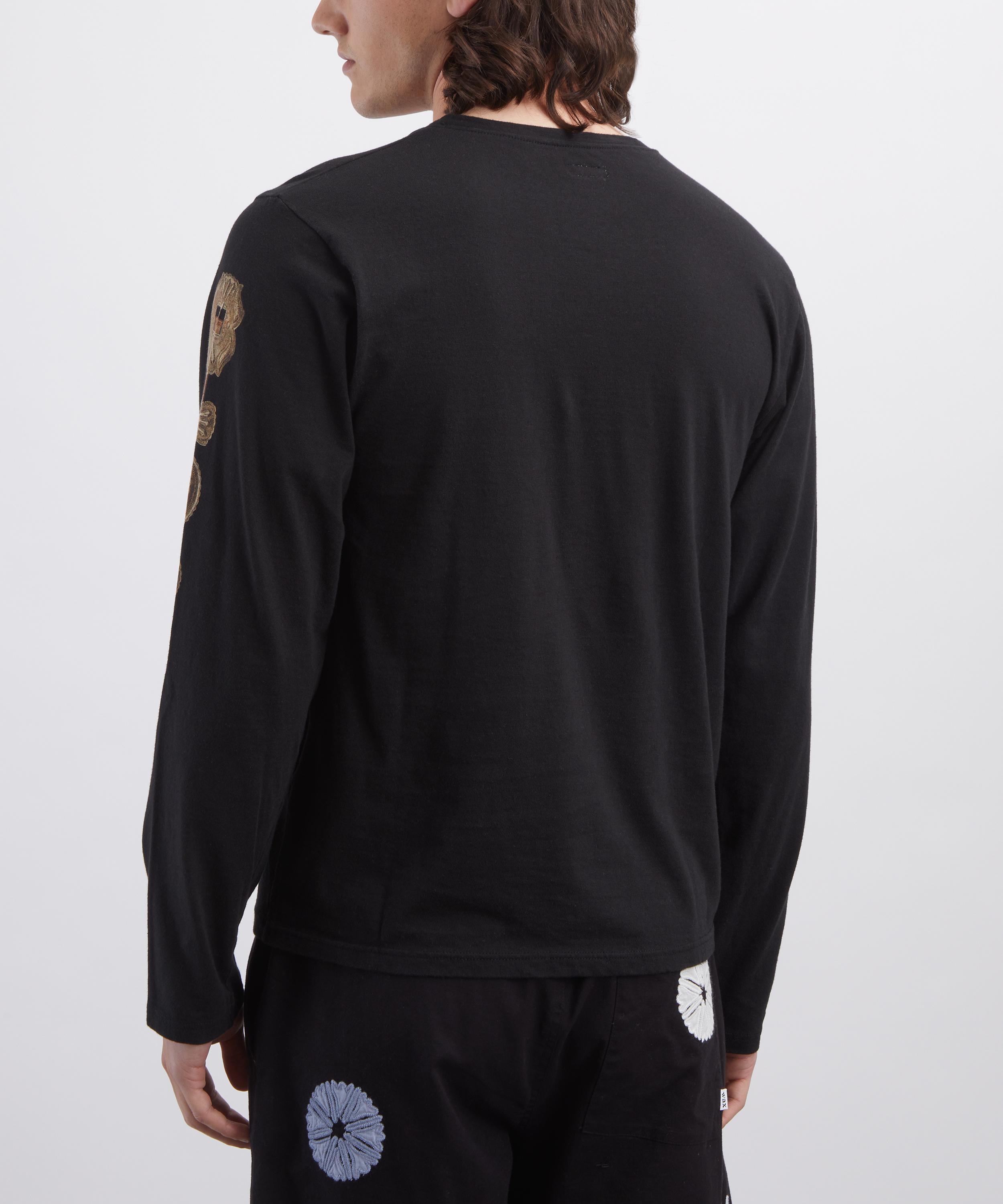 Kapital - Jersey Long-Sleeve Concho T-Shirt image number 3