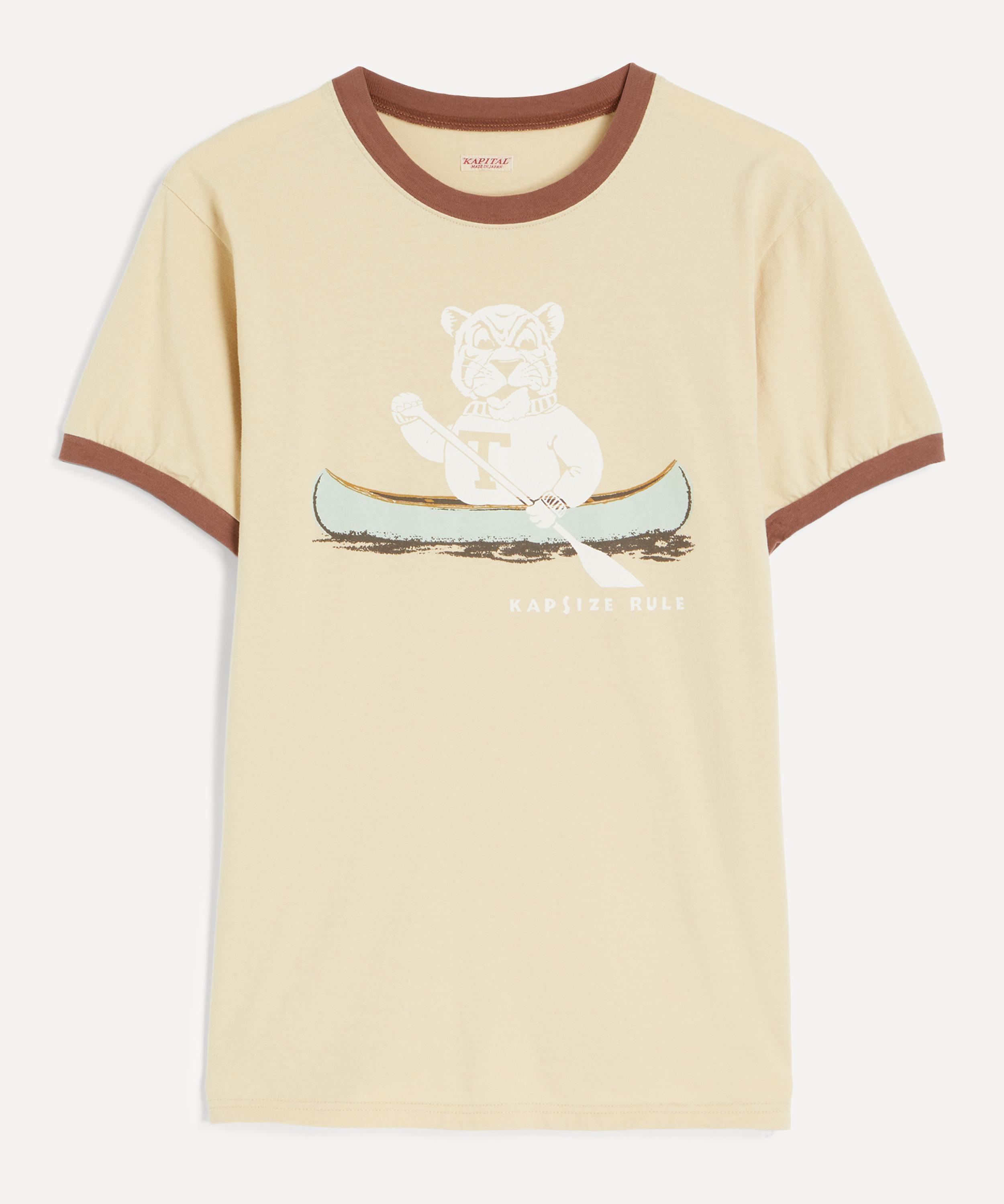 Kapital - 20-Jersey Ringer Tiger T-Shirt