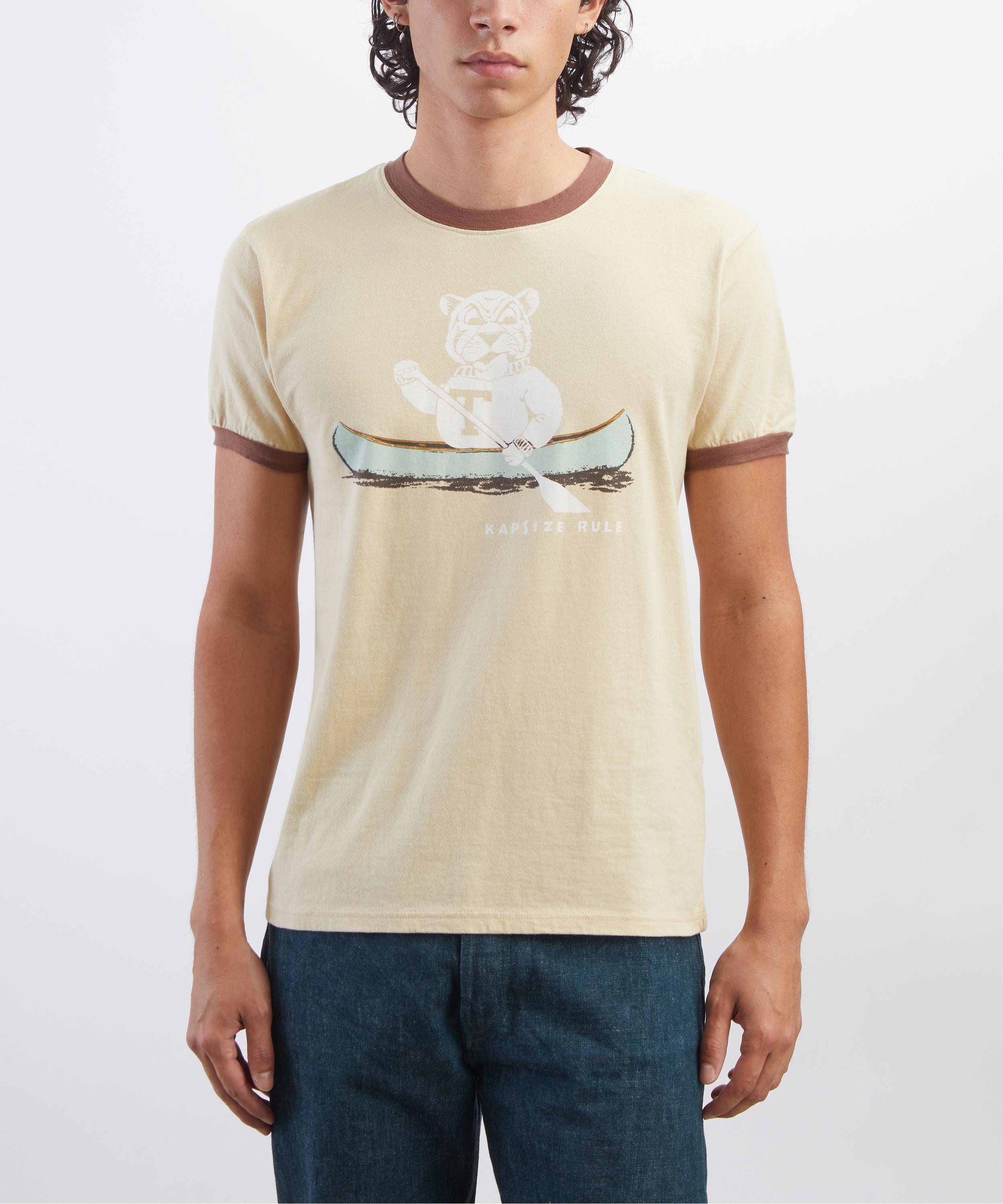 Kapital - 20-Jersey Ringer Tiger T-Shirt image number 2