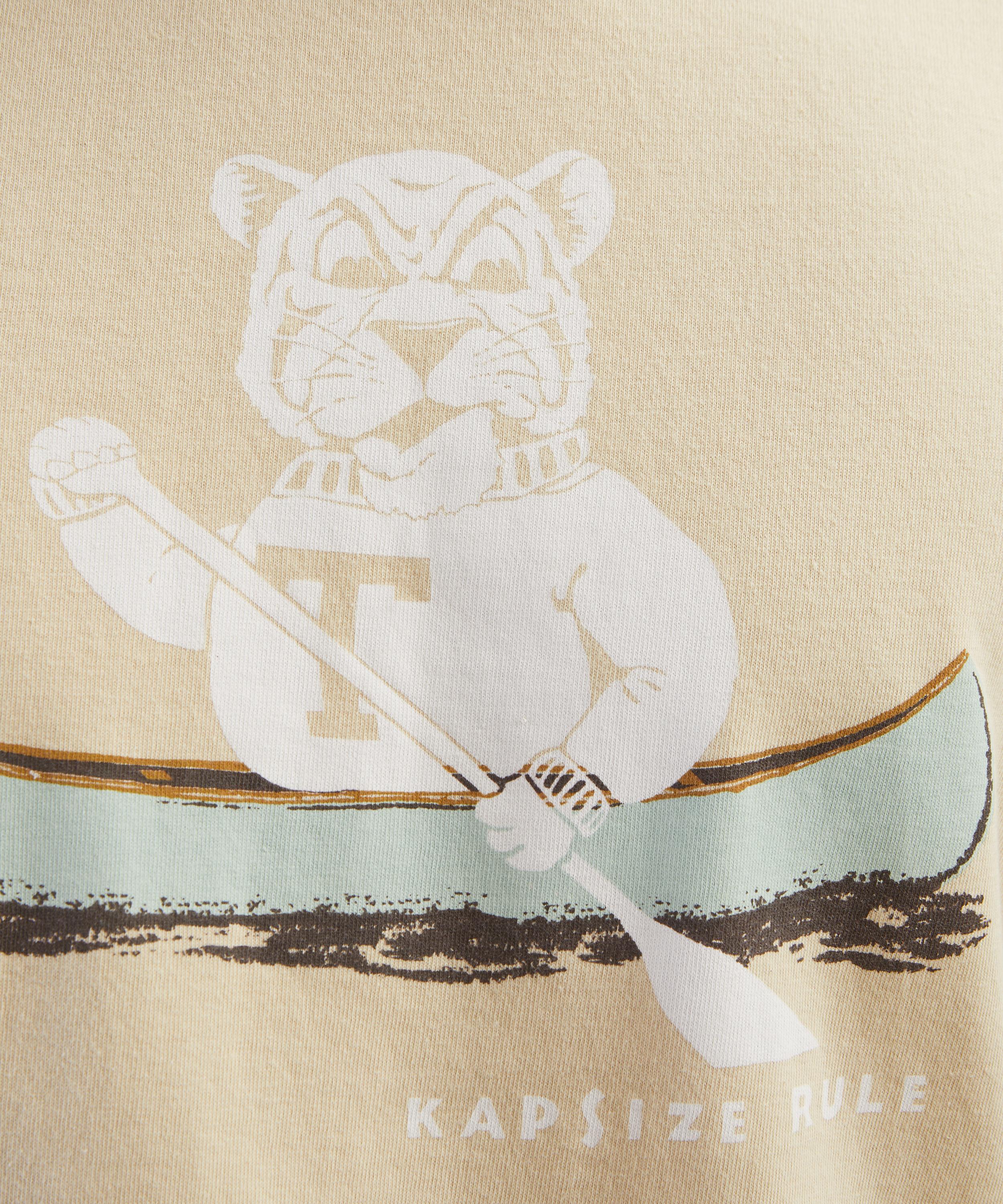 Kapital - 20-Jersey Ringer Tiger T-Shirt image number 4