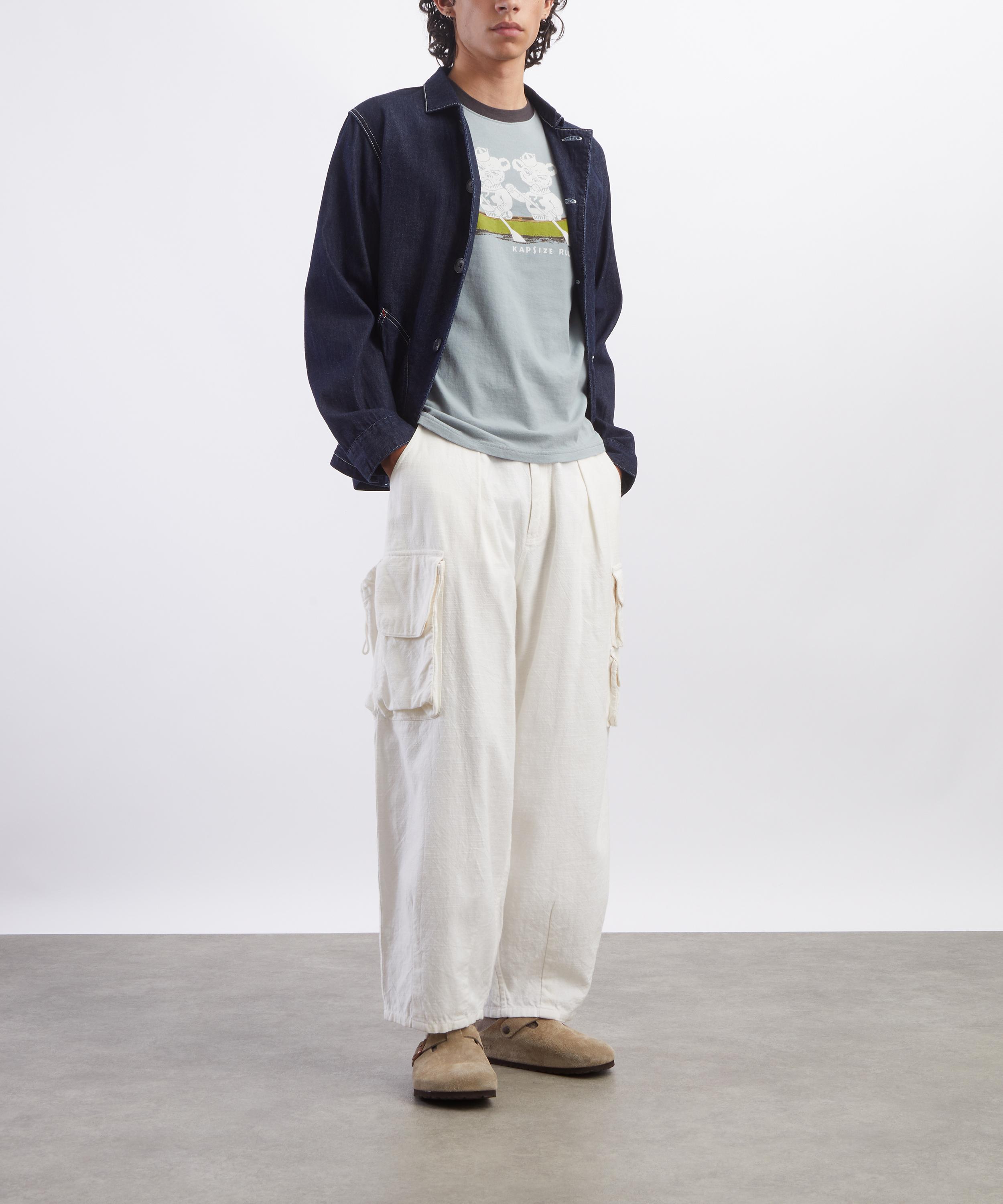 Kapital - 20-Jersey Ringer Bear T-Shirt image number 1